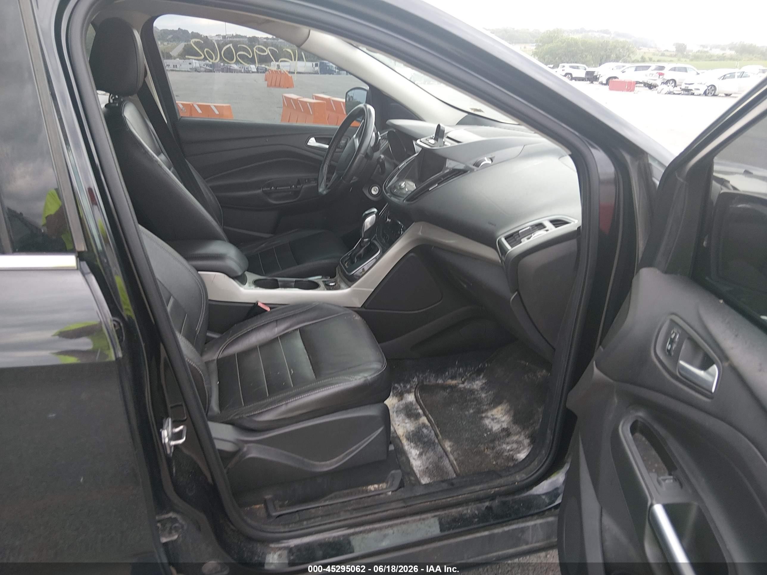 2013 Ford Escape Sel Черный vin: 1FMCU0HX9DUB31229