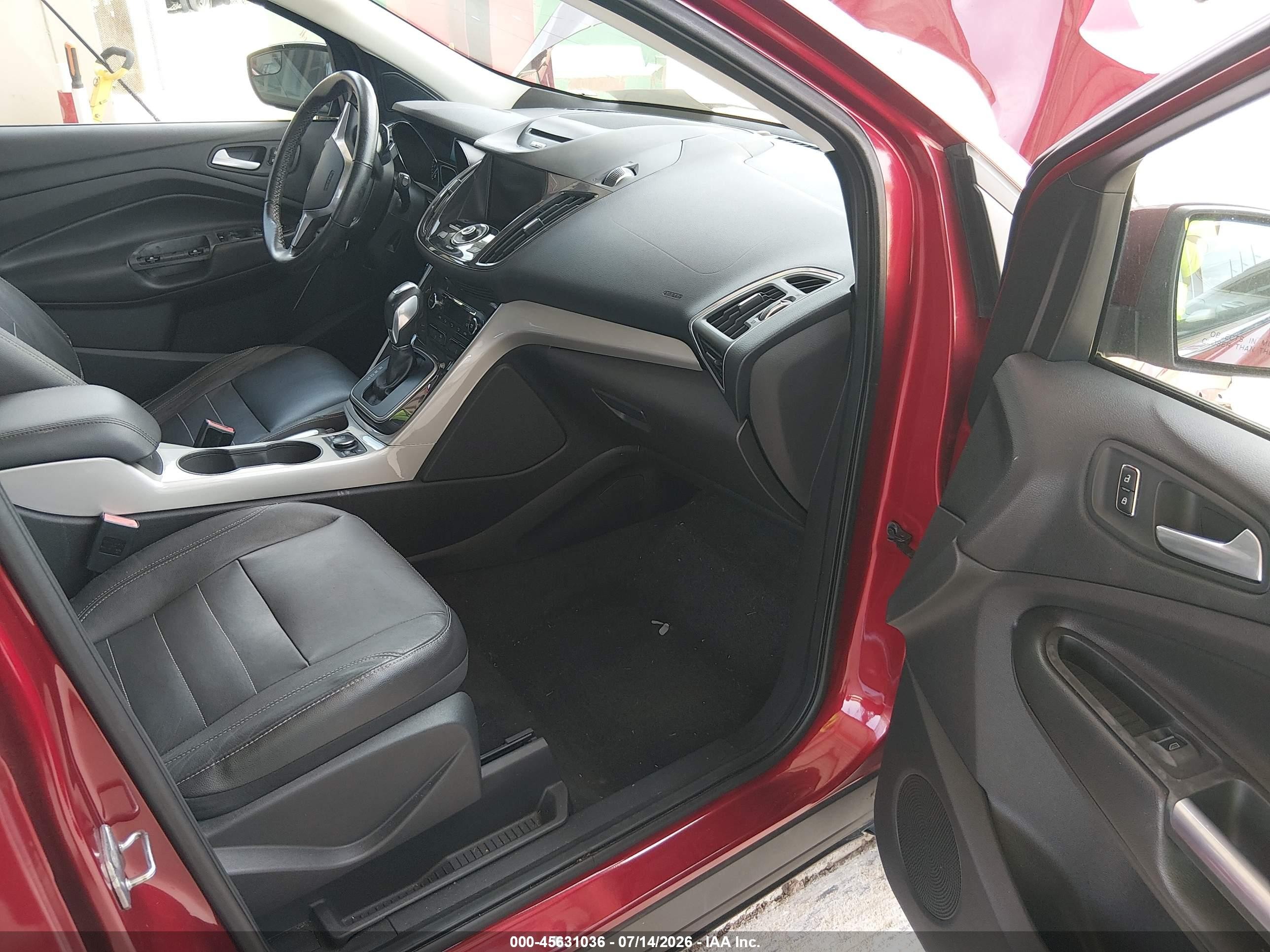 2013 Ford Escape Sel Red vin: 1FMCU0HX9DUB80916
