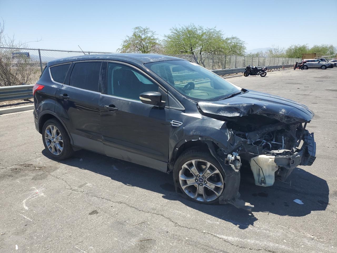 2013 Ford Escape Sel   Black vin: 1FMCU0HX9DUB86215