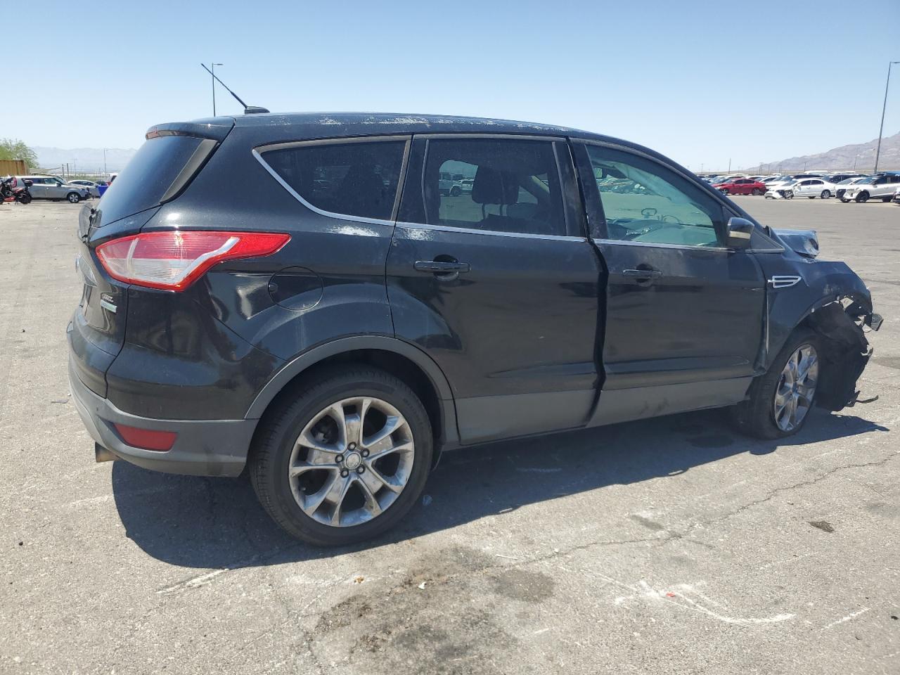 2013 Ford Escape Sel   Black vin: 1FMCU0HX9DUB86215