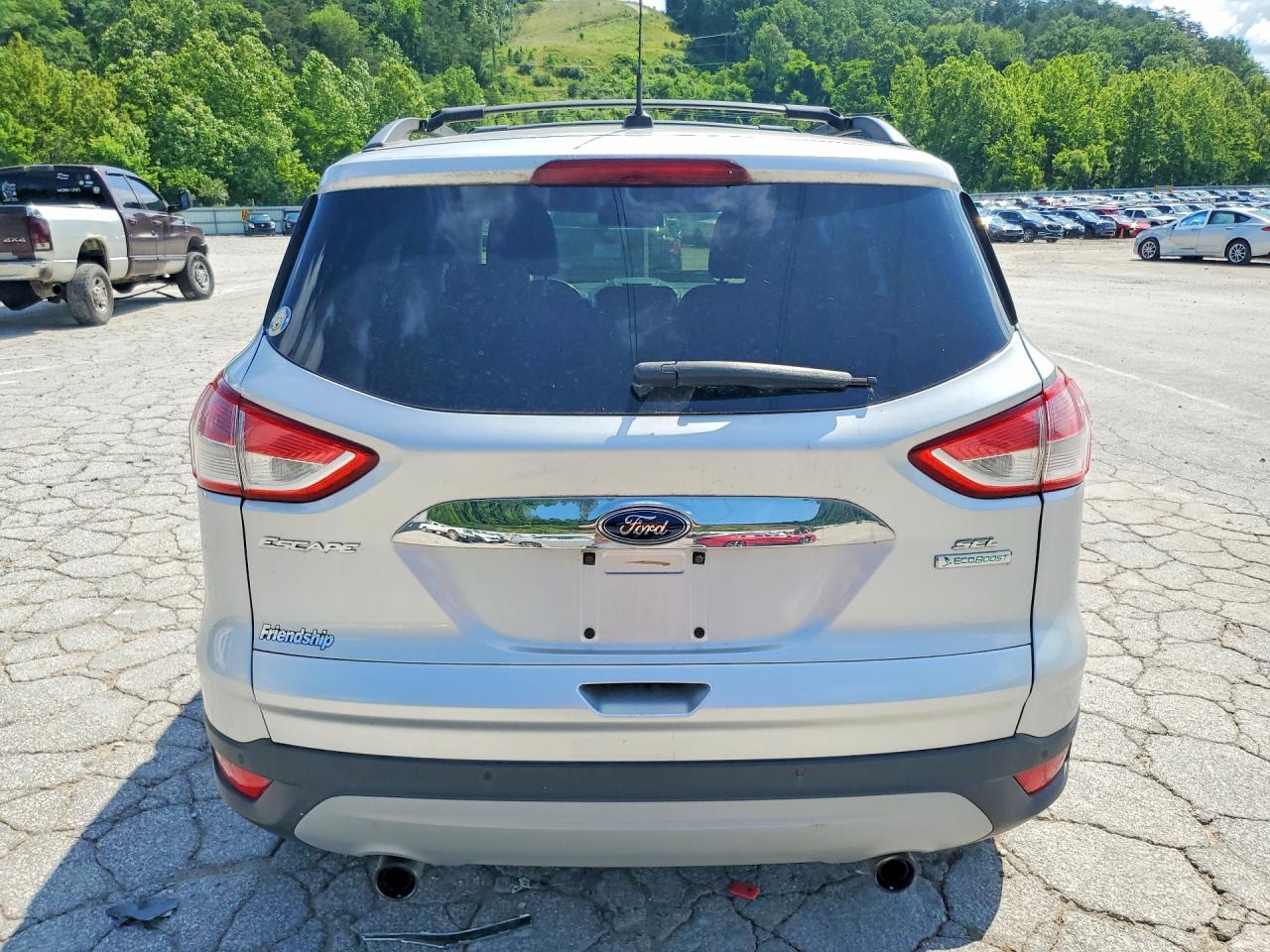 2013 Ford Escape Sel Silver vin: 1FMCU0HX9DUB93830