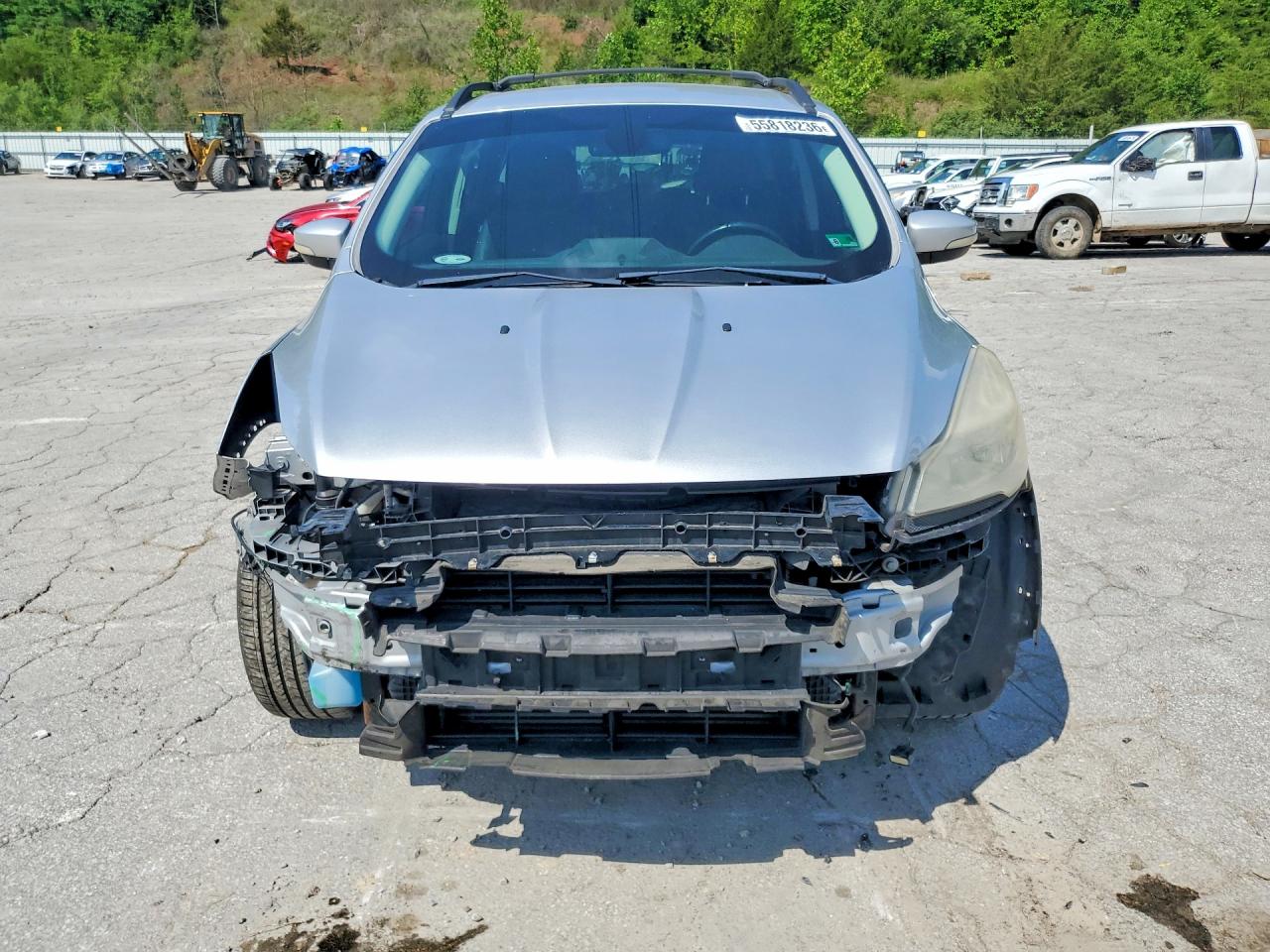 2013 Ford Escape Sel Silver vin: 1FMCU0HX9DUB93830