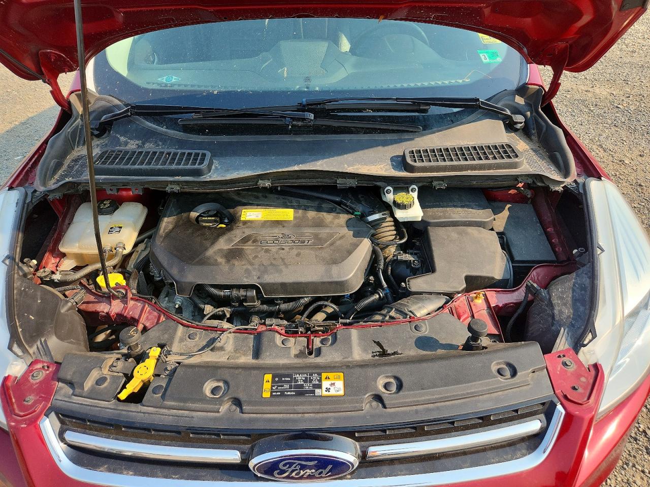 2013 Ford Escape Sel Red vin: 1FMCU0HX9DUD23461