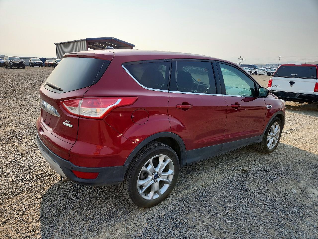 2013 Ford Escape Sel Red vin: 1FMCU0HX9DUD23461
