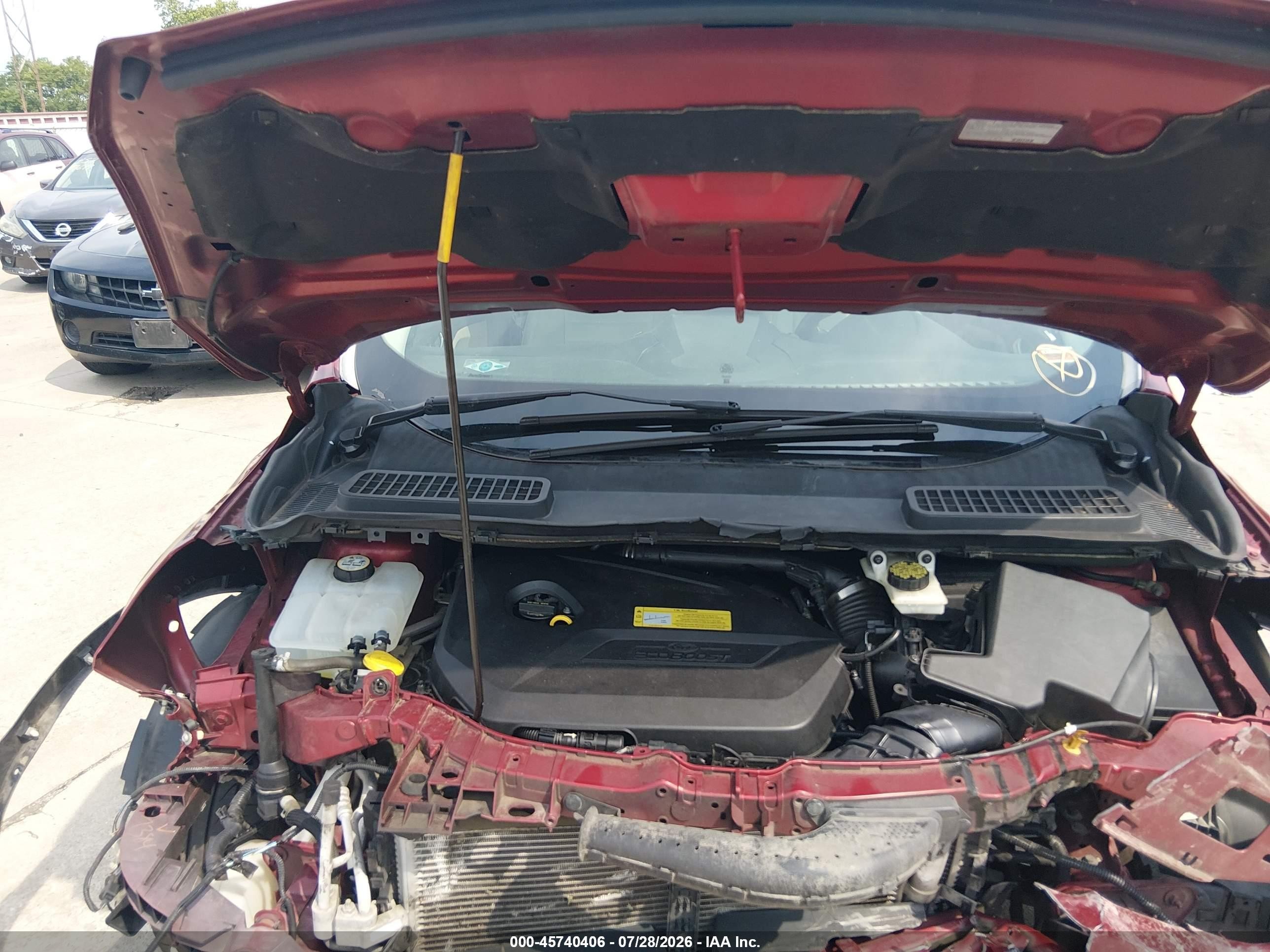 2013 Ford Escape Sel Красный vin: 1FMCU0HX9DUD38087