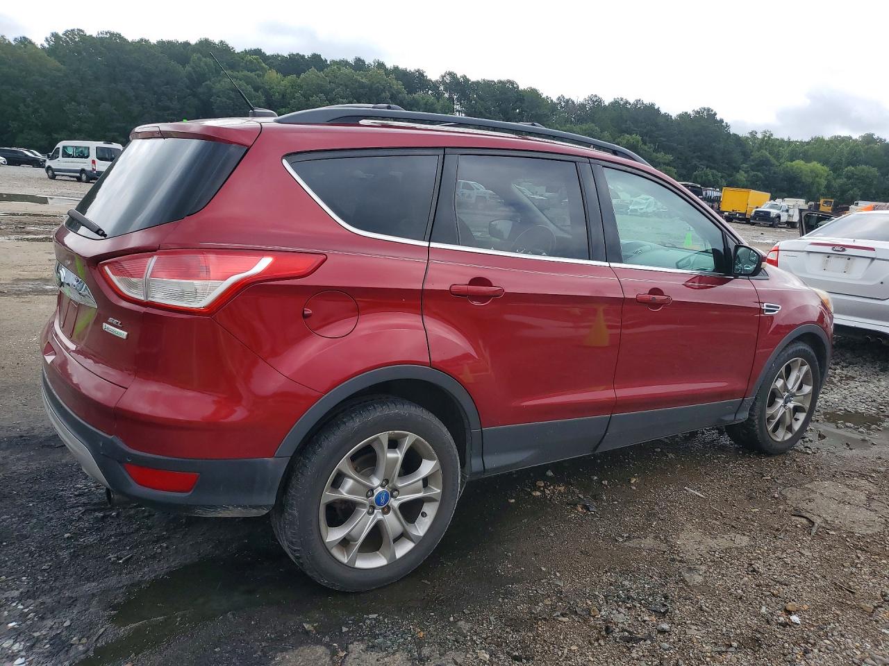 2013 Ford Escape Sel Burgundy vin: 1FMCU0HXXDUB06680