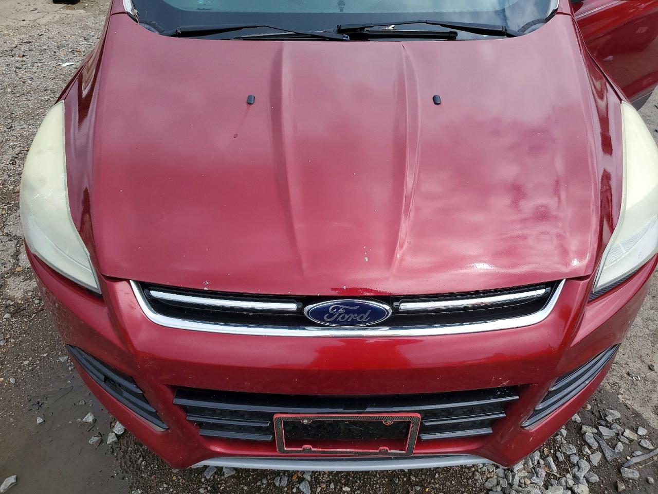 2013 Ford Escape Sel Burgundy vin: 1FMCU0HXXDUB06680