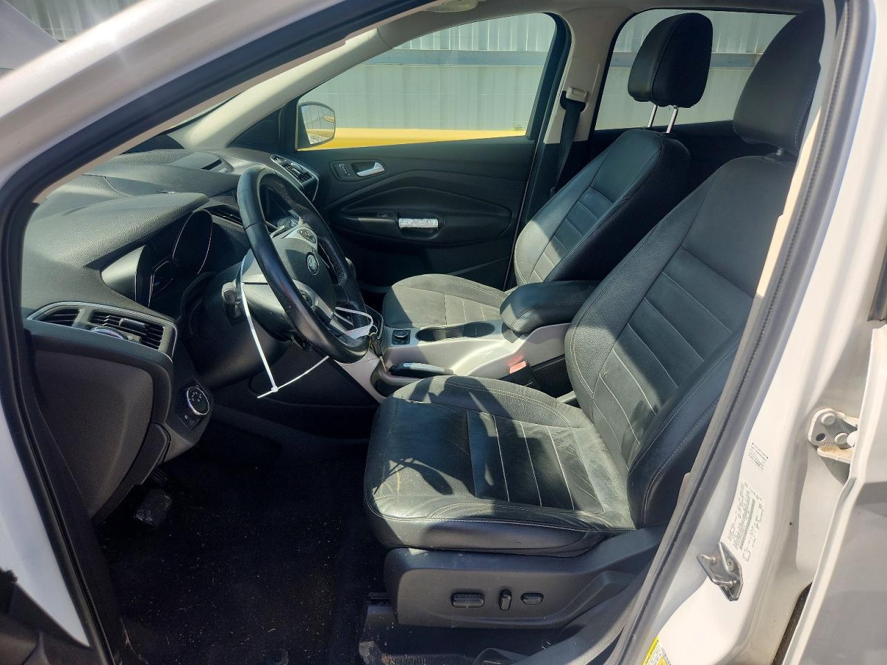 2013 Ford Escape Sel White vin: 1FMCU0HXXDUB86174