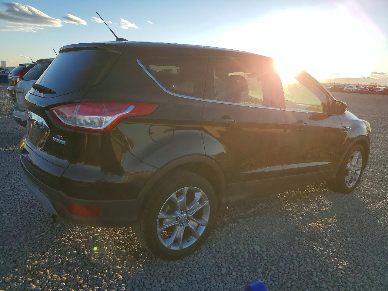 2013 Ford Escape Sel Black vin: 1FMCU0HXXDUC37348