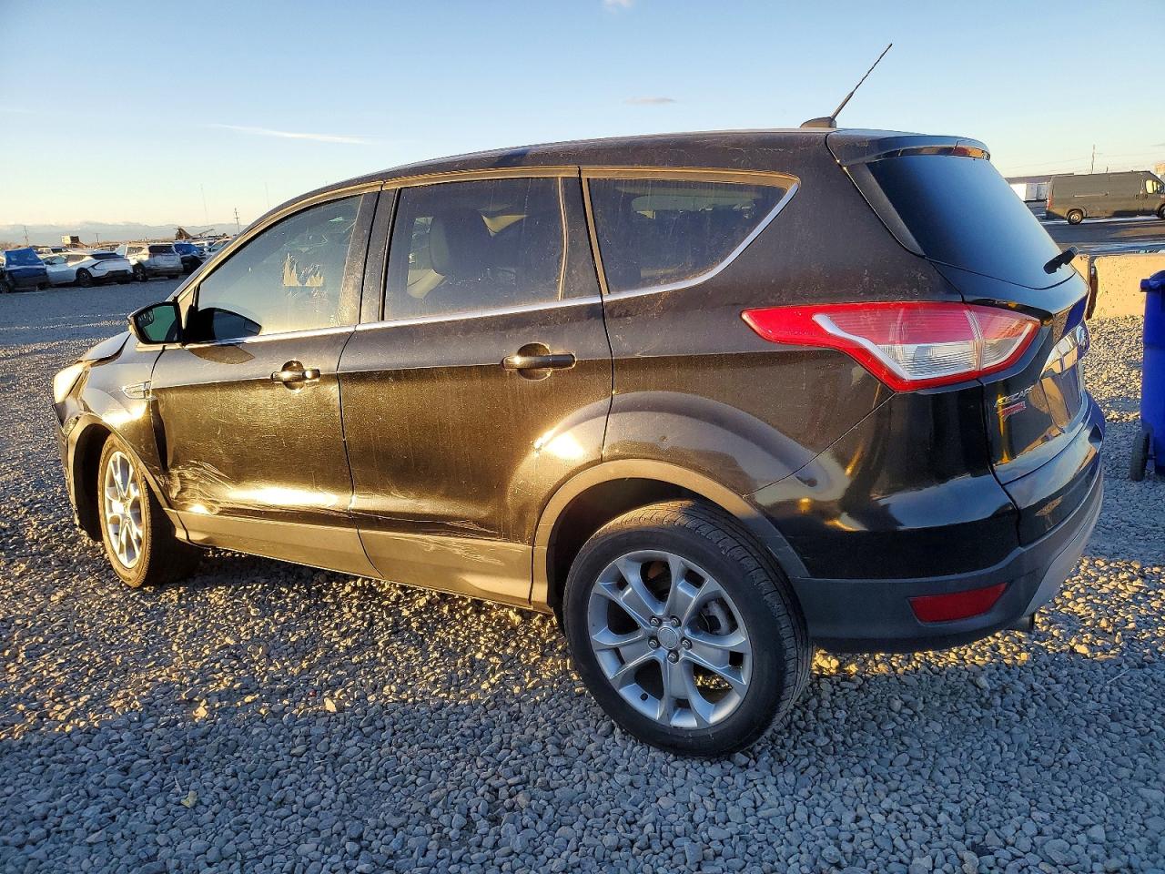 2013 Ford Escape Sel Black vin: 1FMCU0HXXDUC37348
