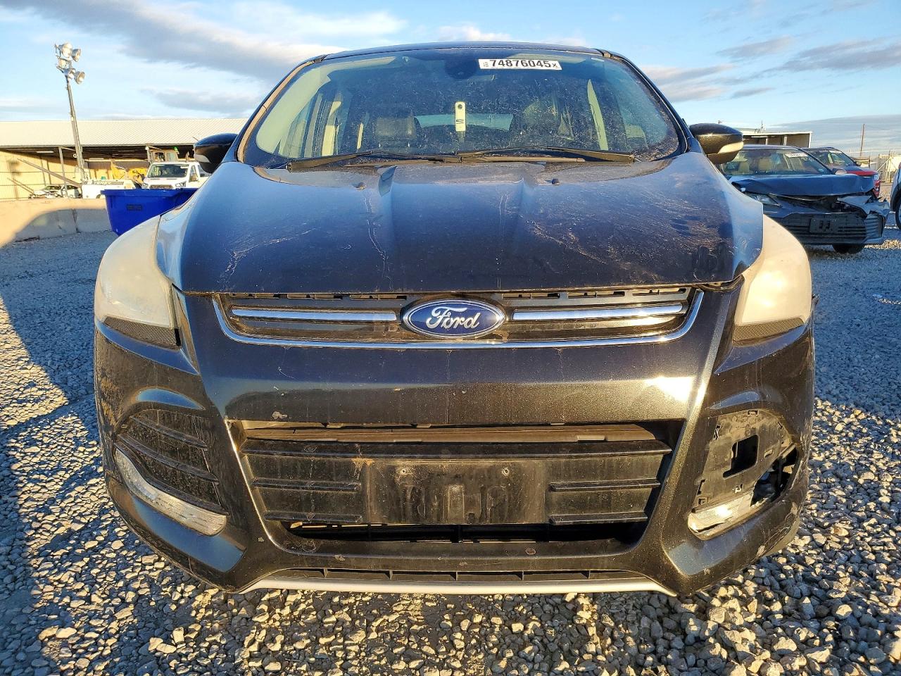 2013 Ford Escape Sel Black vin: 1FMCU0HXXDUC37348