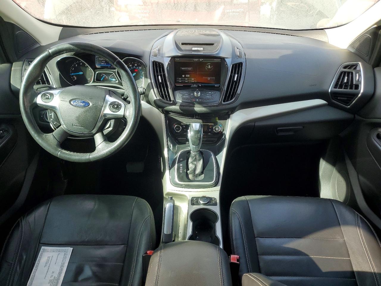 2013 Ford Escape Sel Black vin: 1FMCU0HXXDUC37348