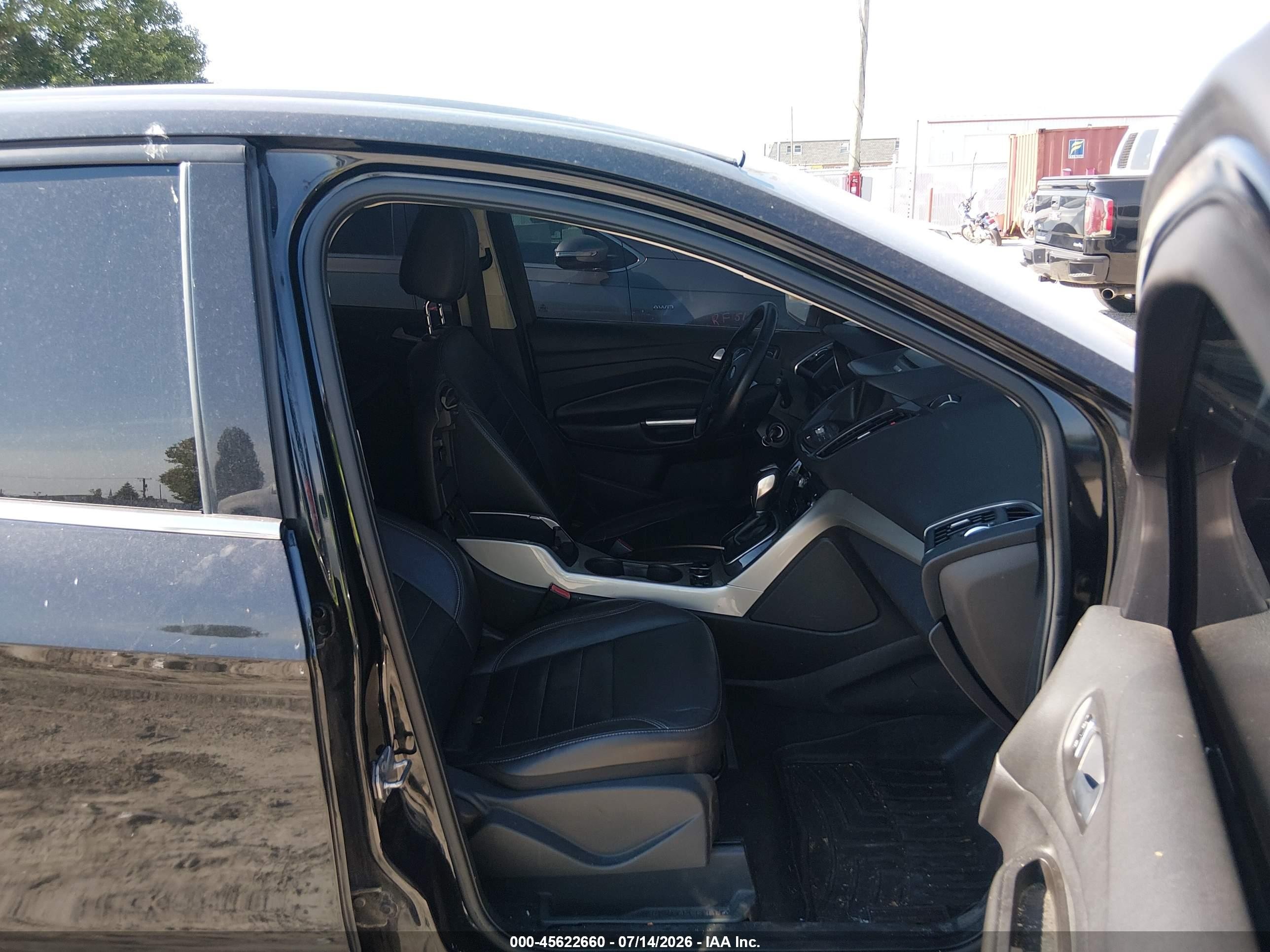 2013 Ford Escape Sel Black vin: 1FMCU0HXXDUC84072