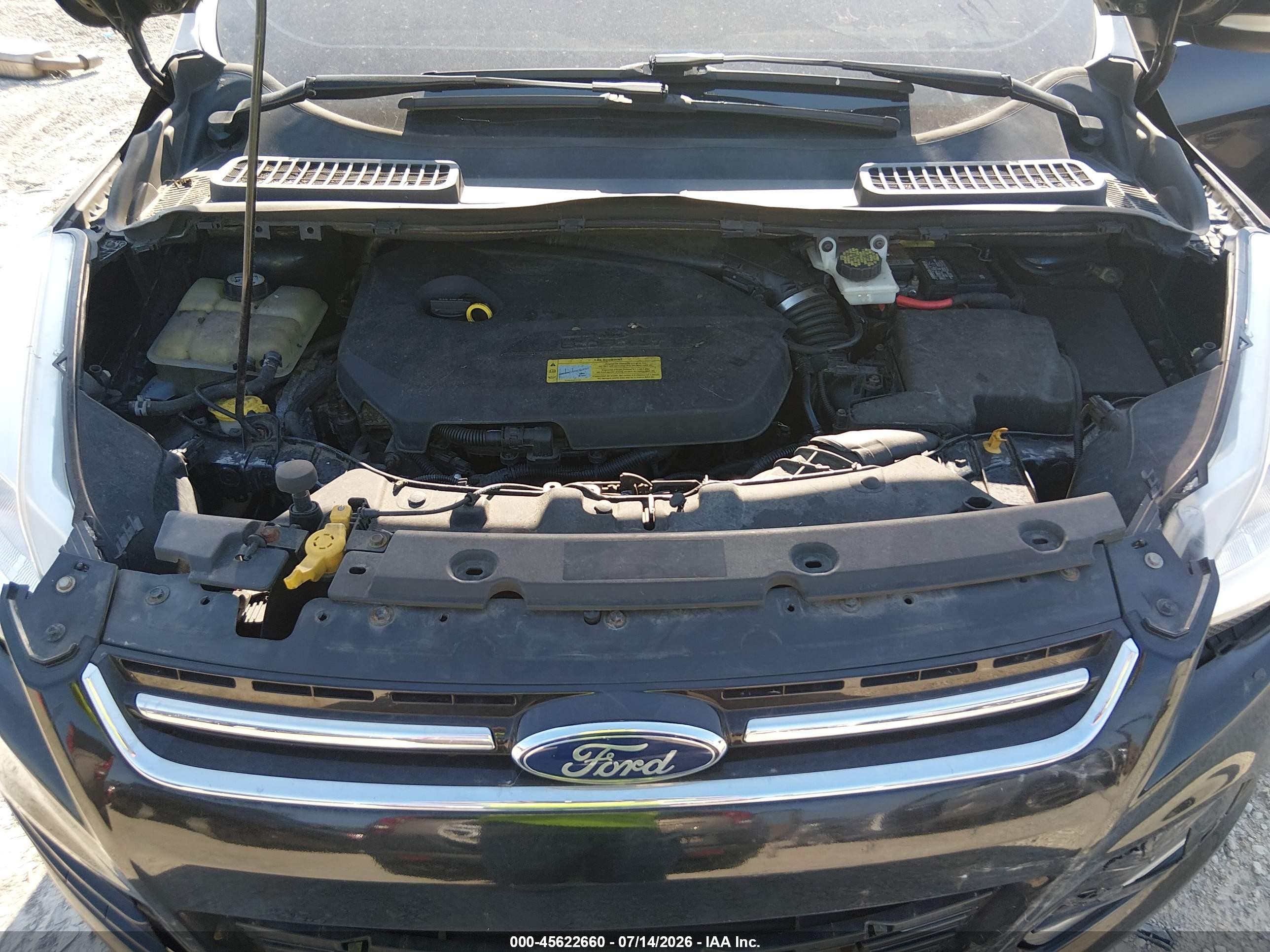 2013 Ford Escape Sel Black vin: 1FMCU0HXXDUC84072