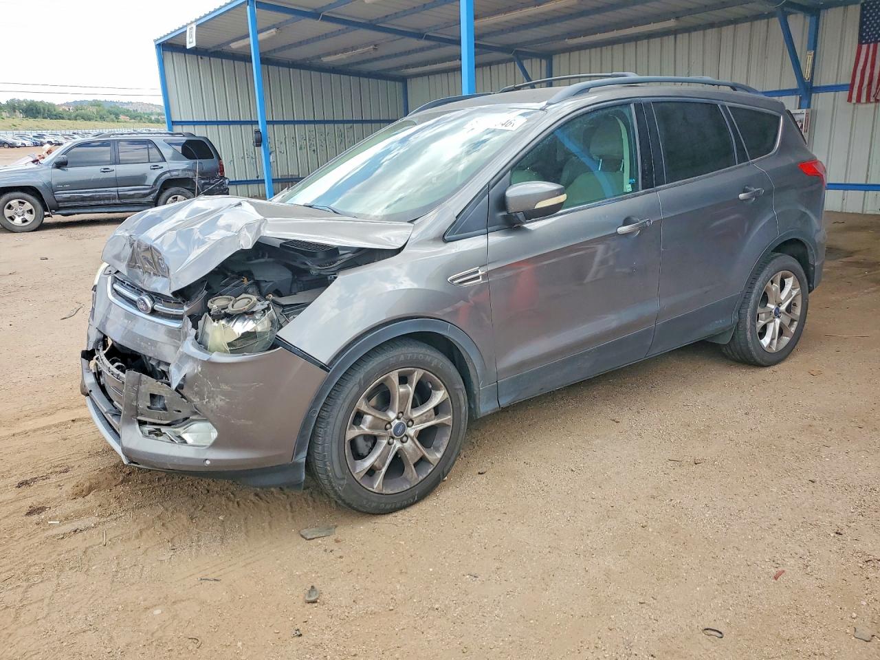 2013 Ford Escape Sel Charcoal vin: 1FMCU0HXXDUC91393