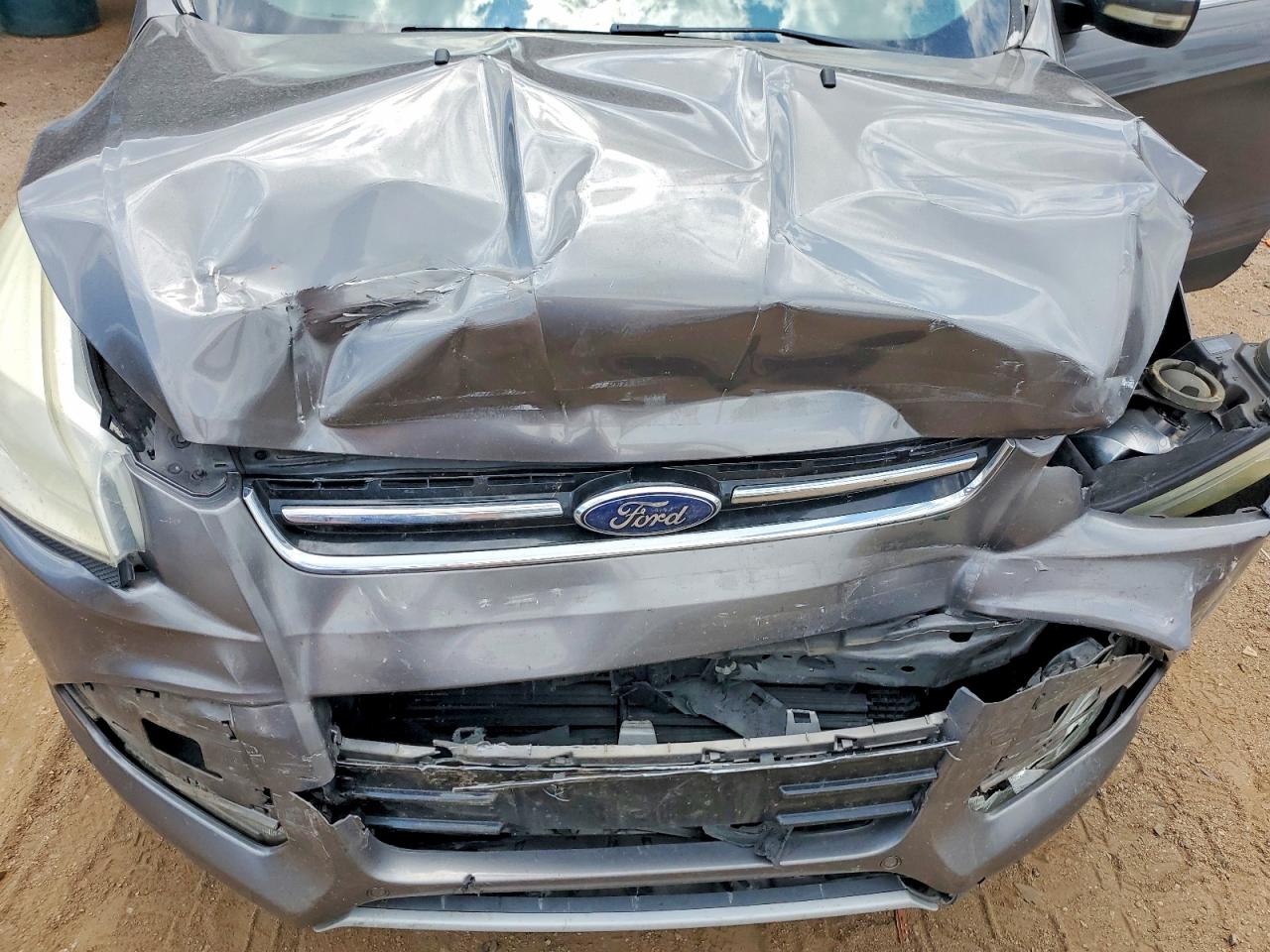 2013 Ford Escape Sel Charcoal vin: 1FMCU0HXXDUC91393