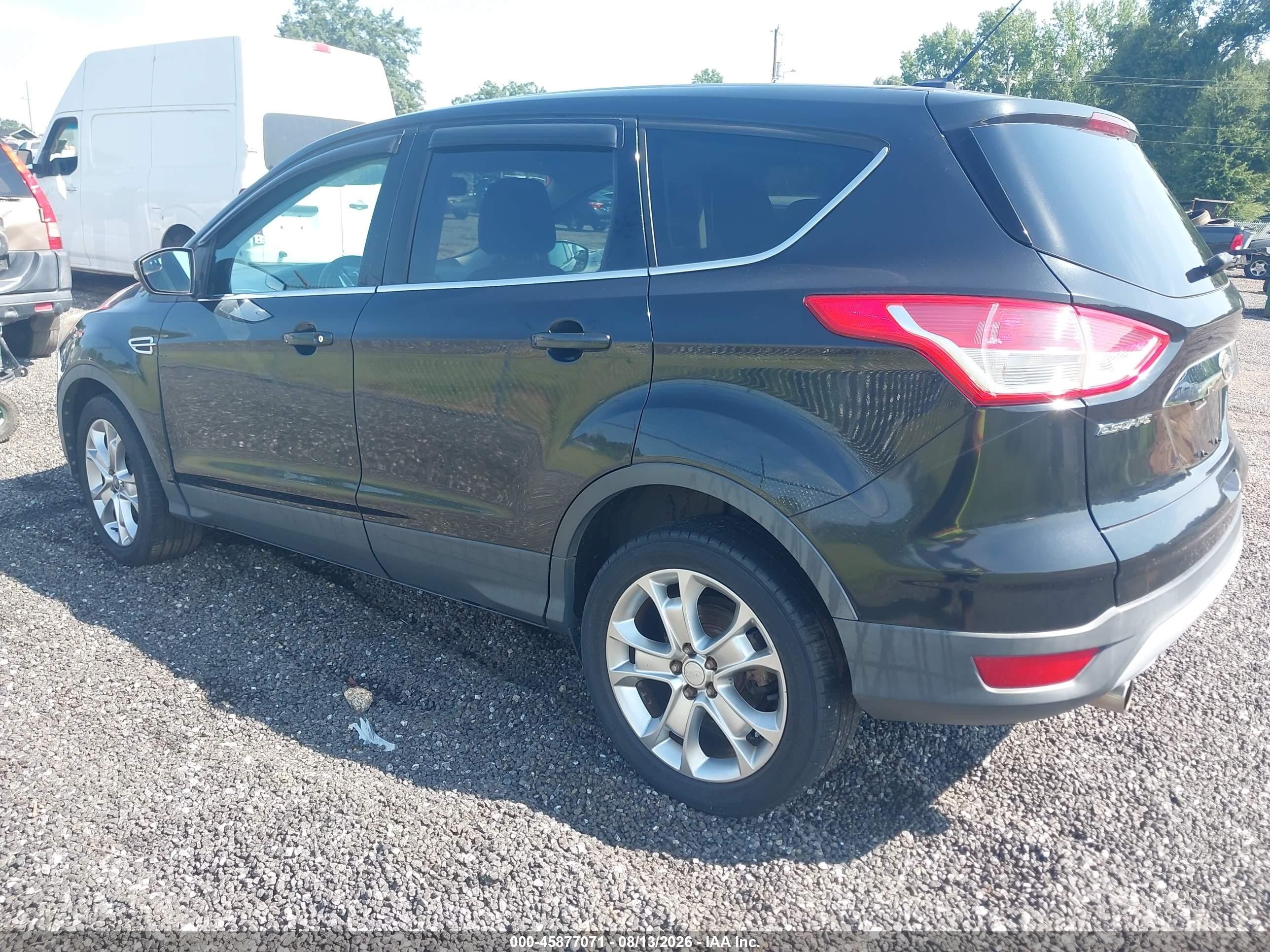 2013 Ford Escape Sel Black vin: 1FMCU0HXXDUD11920