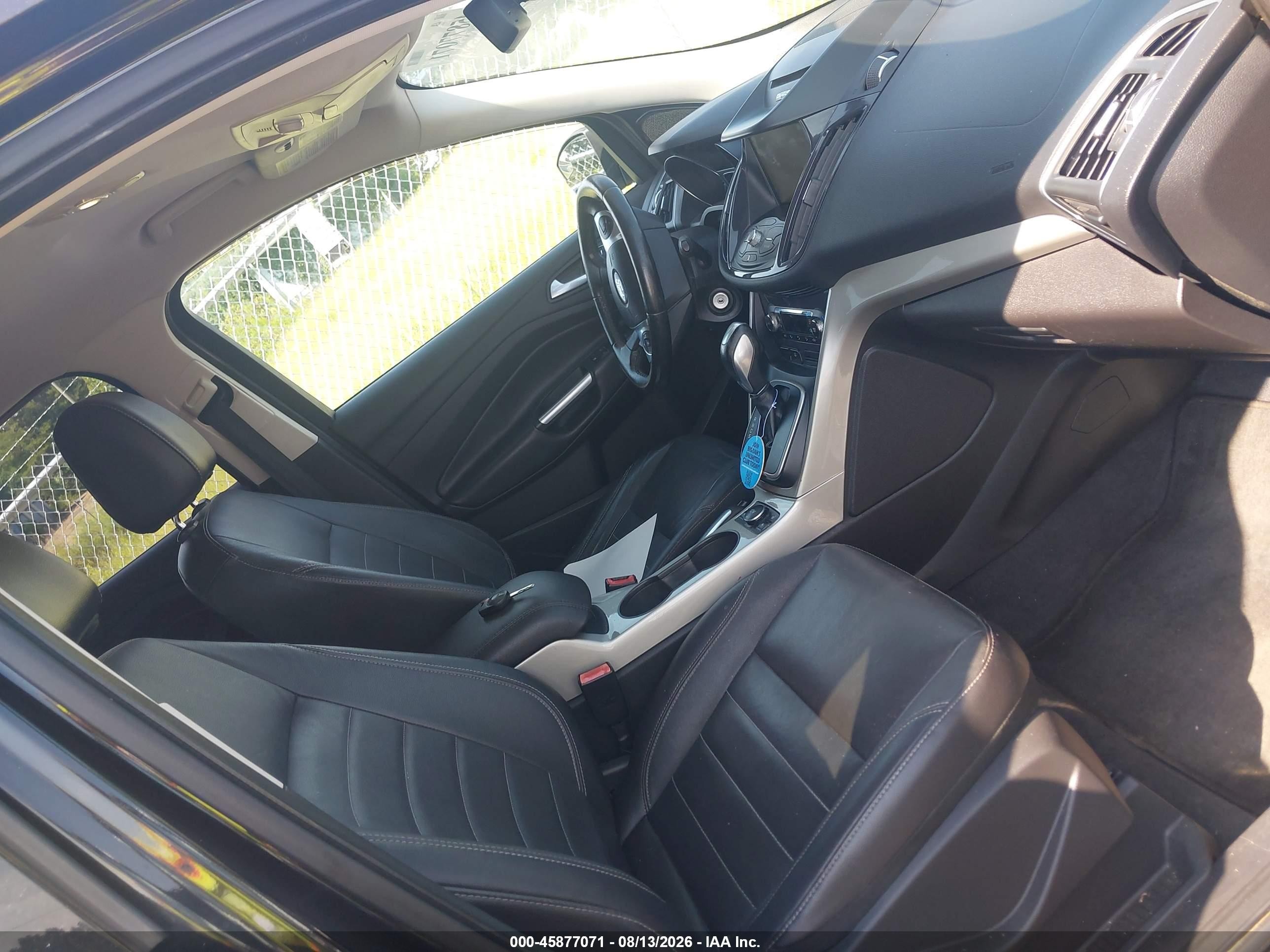 2013 Ford Escape Sel Black vin: 1FMCU0HXXDUD11920