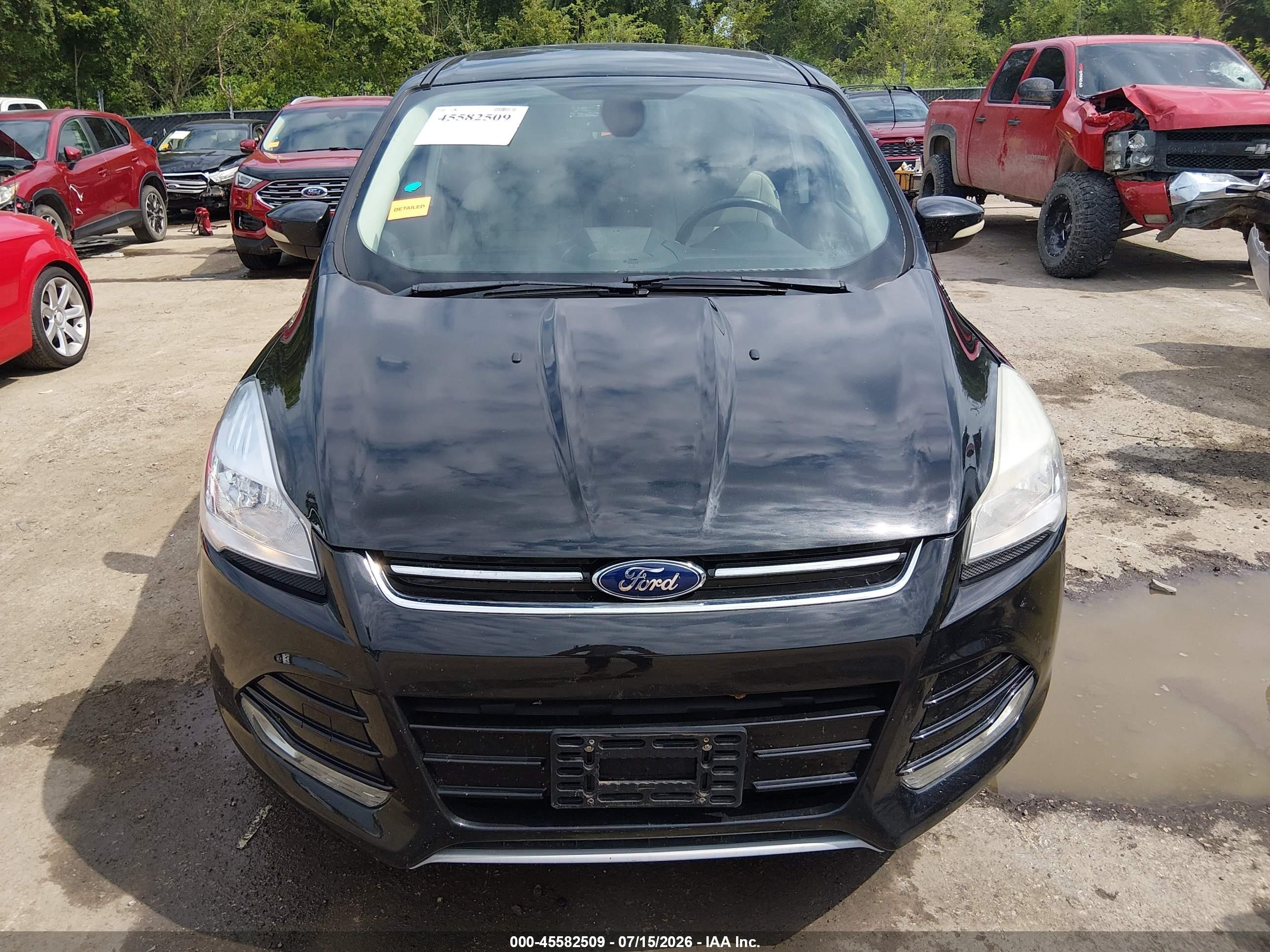 2013 Ford Escape Sel Black vin: 1FMCU0HXXDUD19497
