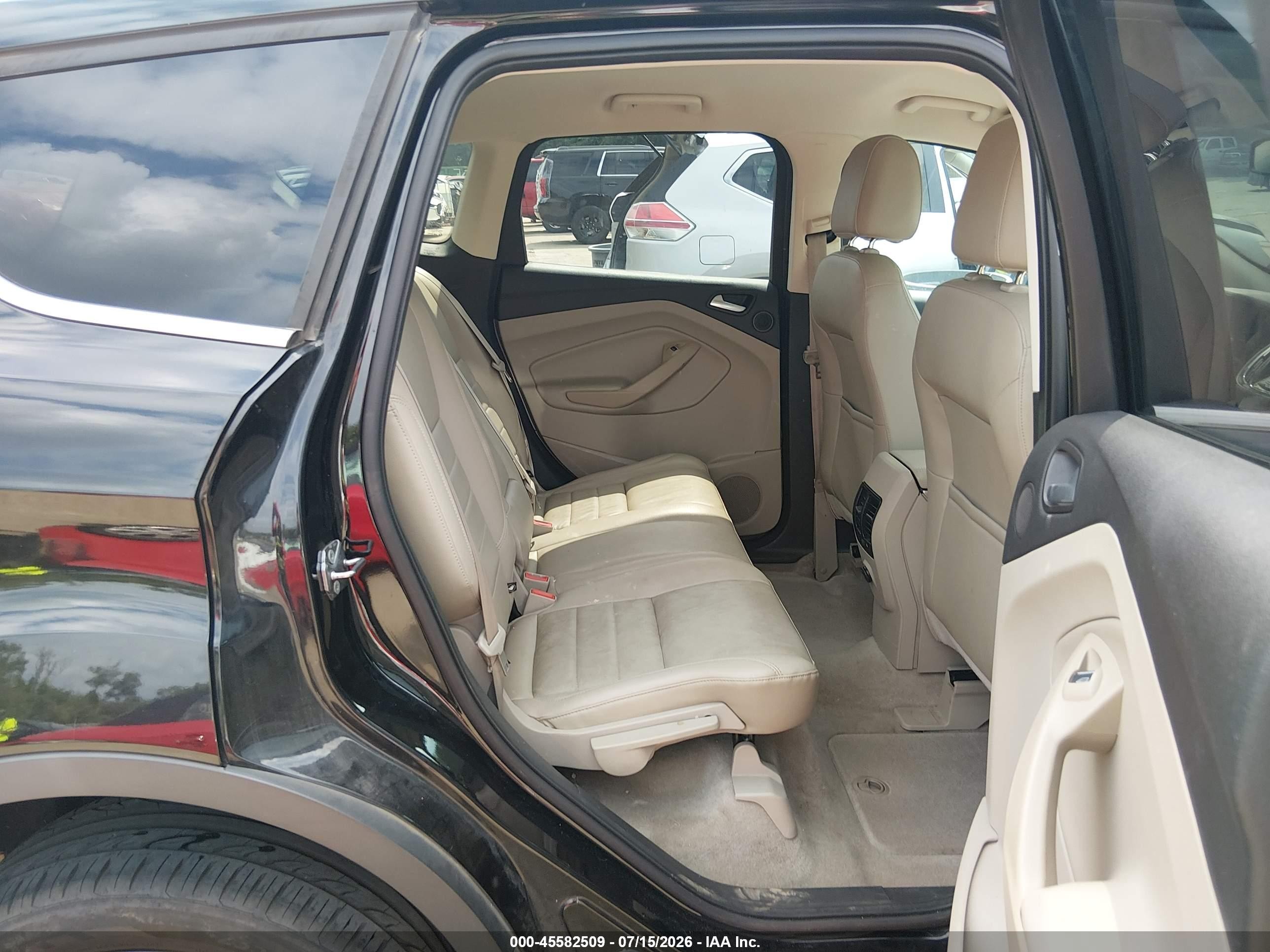 2013 Ford Escape Sel Black vin: 1FMCU0HXXDUD19497