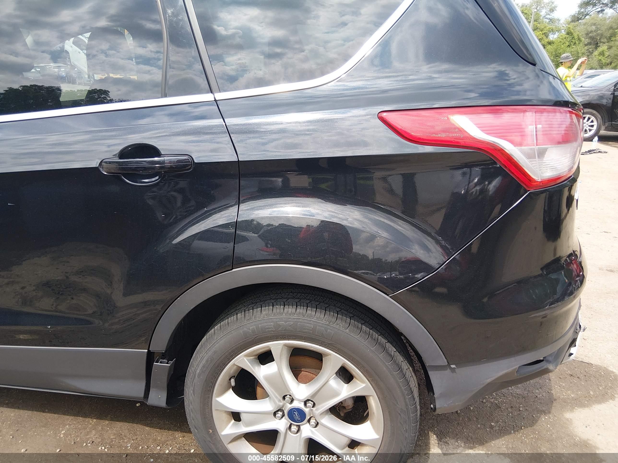 2013 Ford Escape Sel Black vin: 1FMCU0HXXDUD19497
