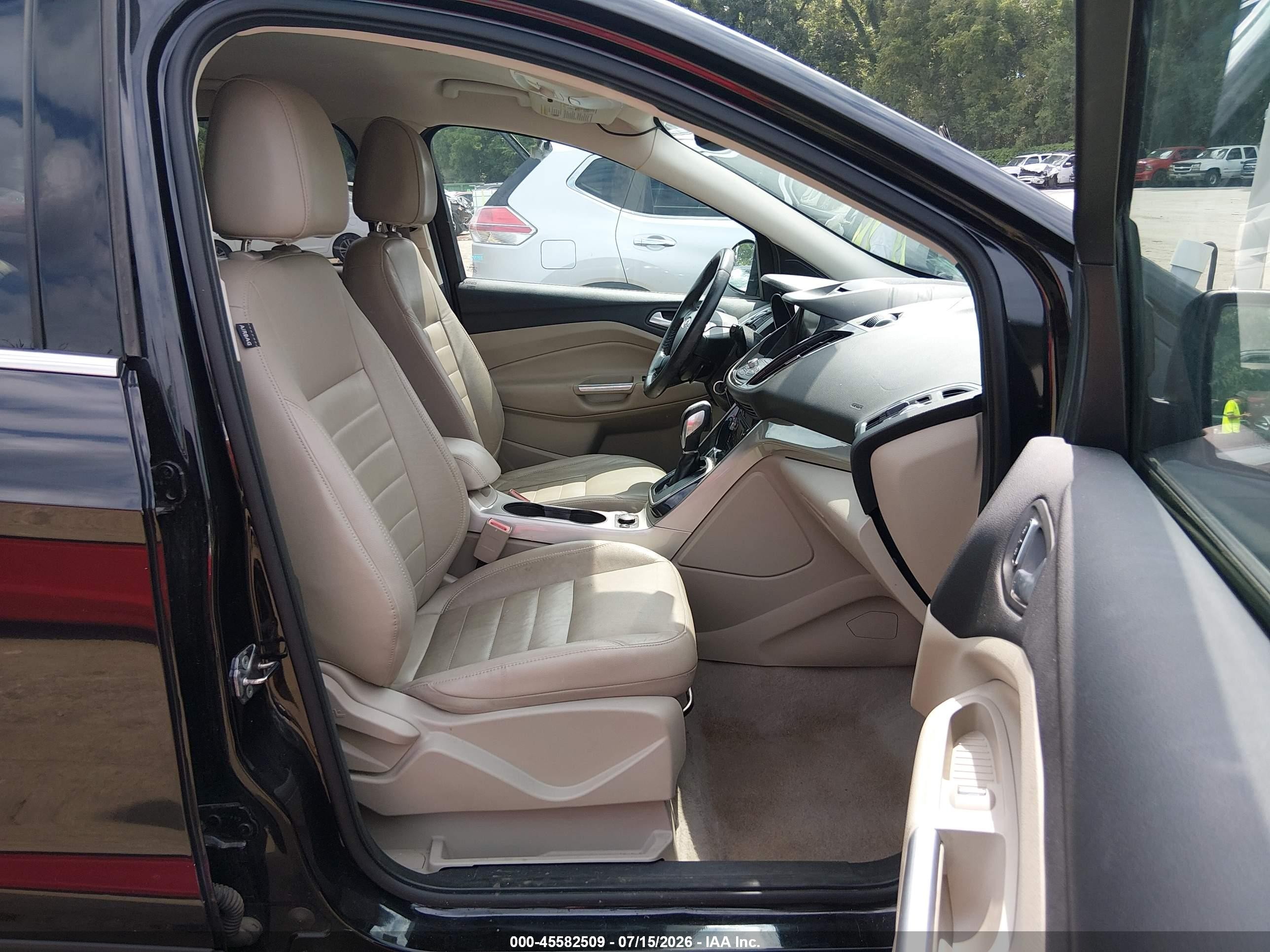 2013 Ford Escape Sel Black vin: 1FMCU0HXXDUD19497