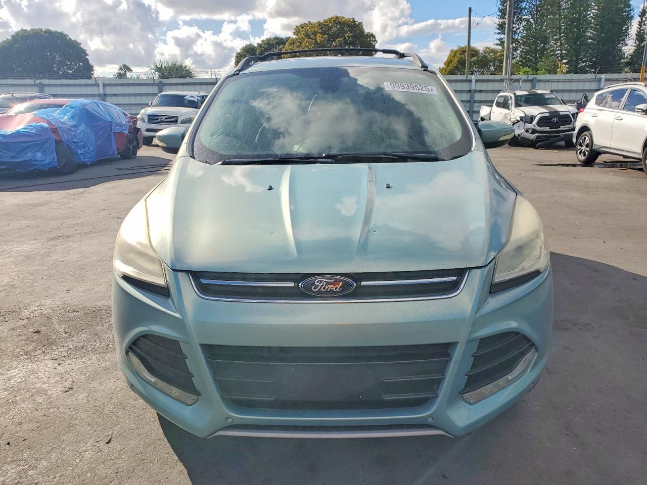 2013 Ford Escape Sel Green vin: 1FMCU0HXXDUD37837