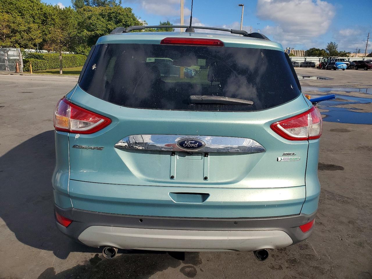 2013 Ford Escape Sel Green vin: 1FMCU0HXXDUD37837