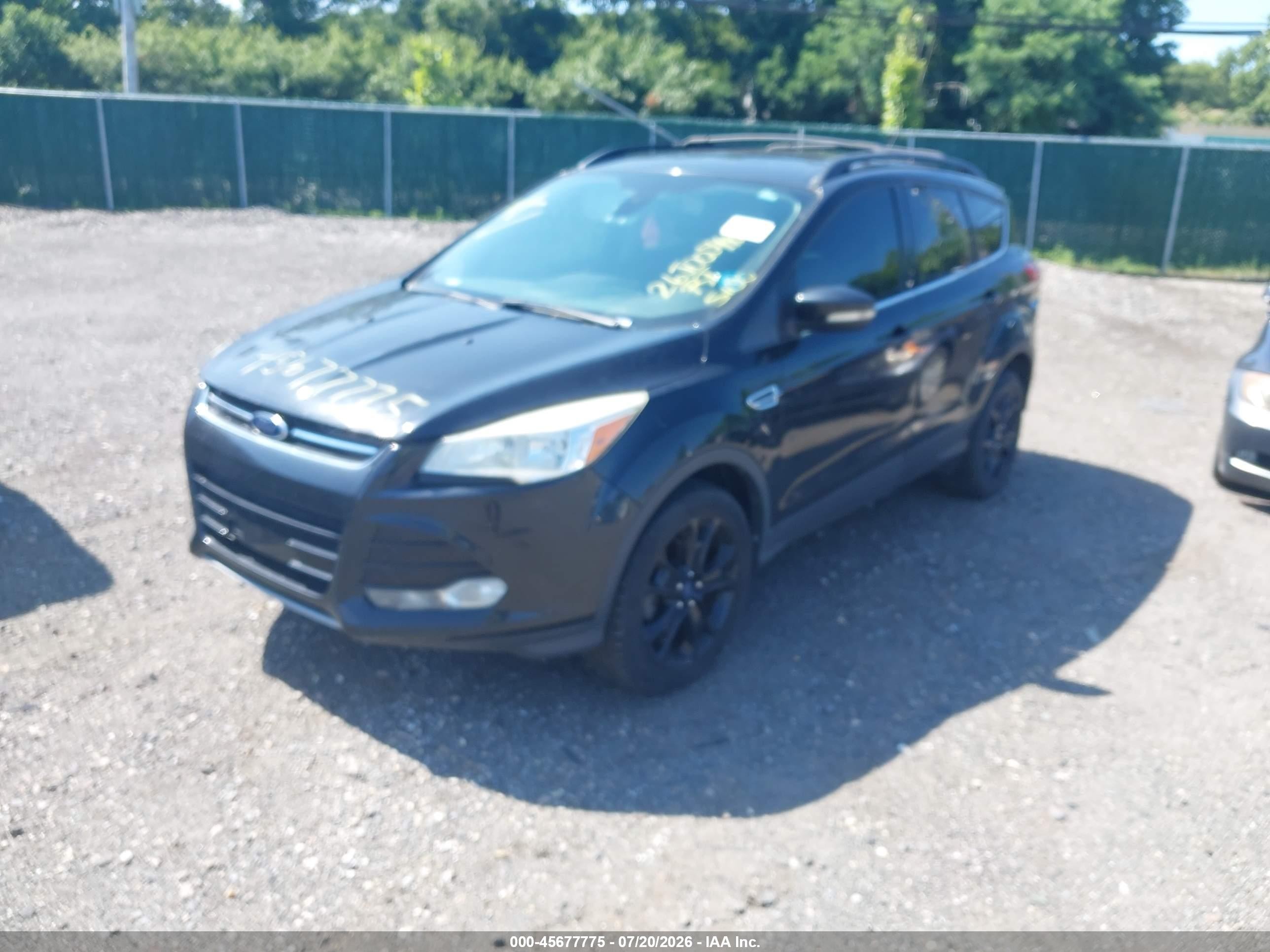 2013 Ford Escape Sel Black vin: 1FMCU0HXXDUD65380
