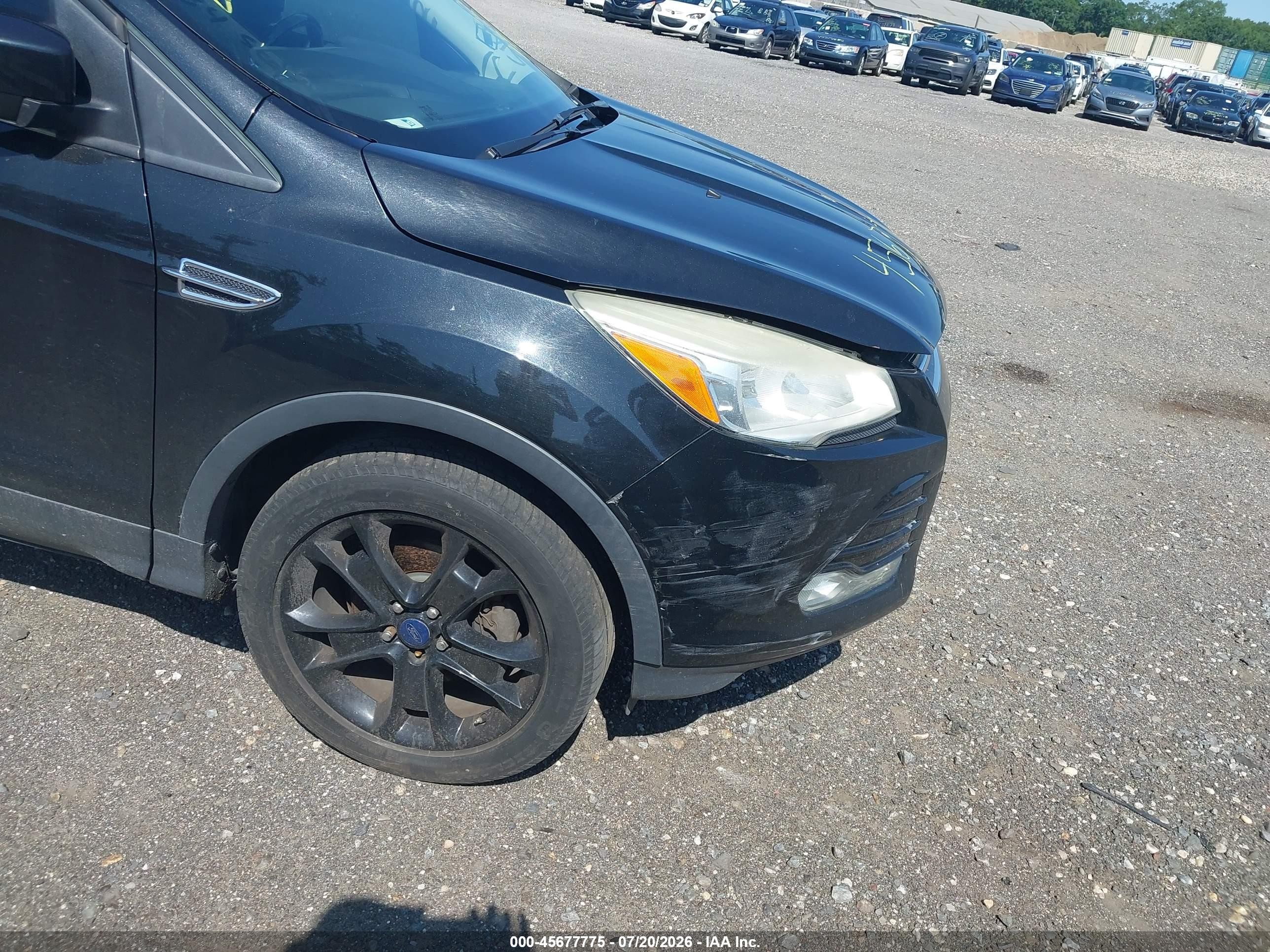 2013 Ford Escape Sel Black vin: 1FMCU0HXXDUD65380