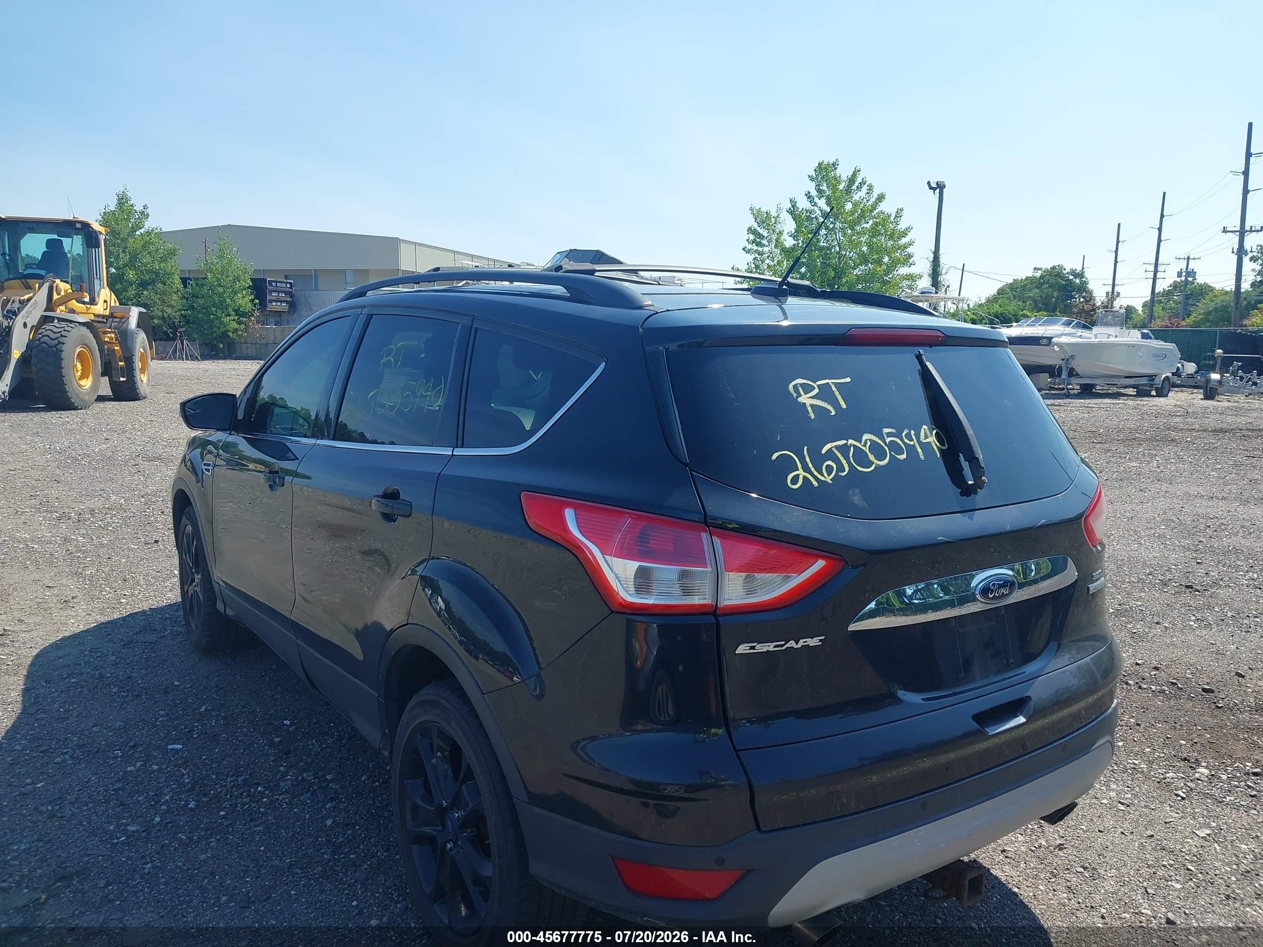 2013 Ford Escape Sel Black vin: 1FMCU0HXXDUD65380