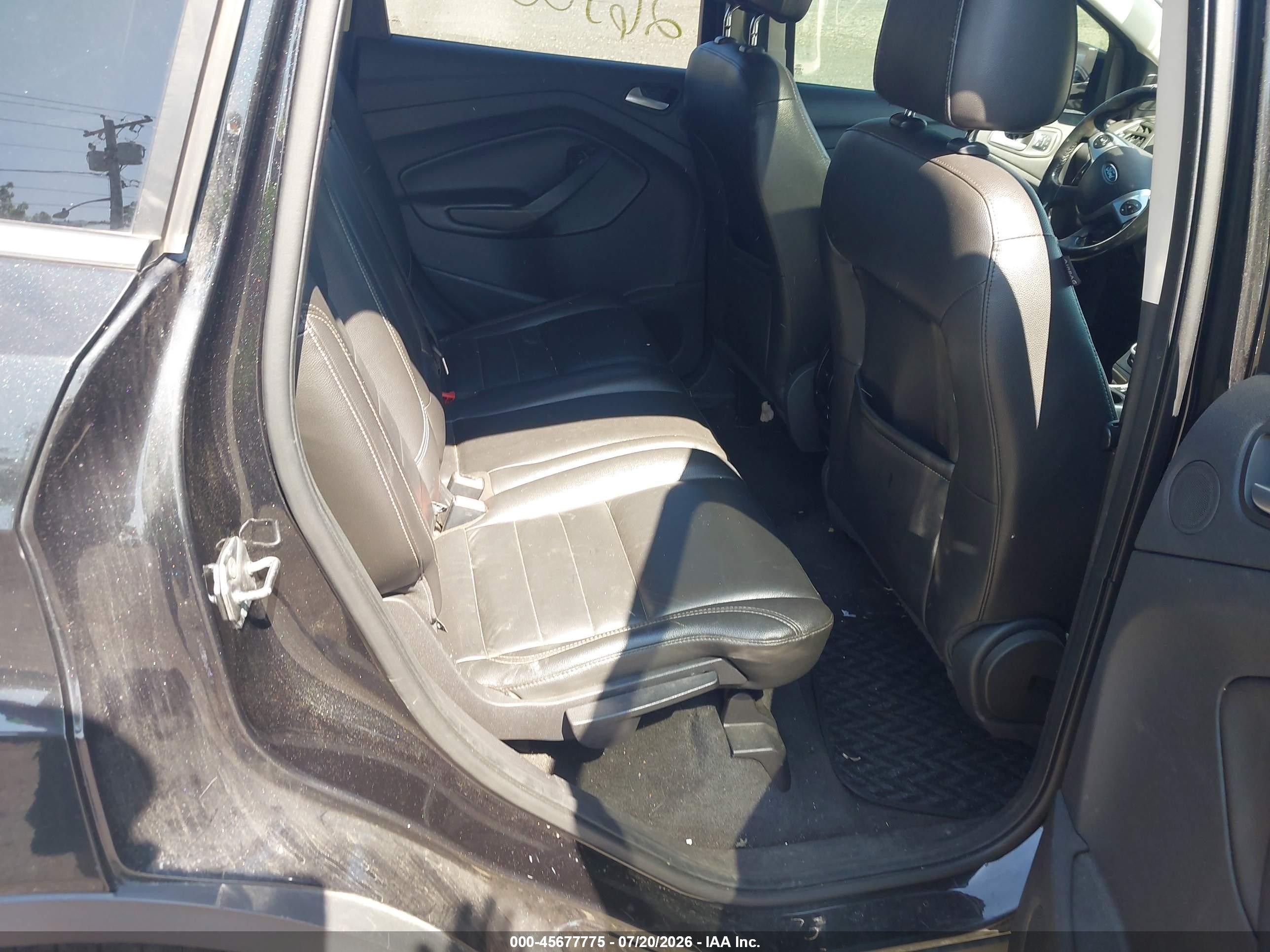 2013 Ford Escape Sel Black vin: 1FMCU0HXXDUD65380
