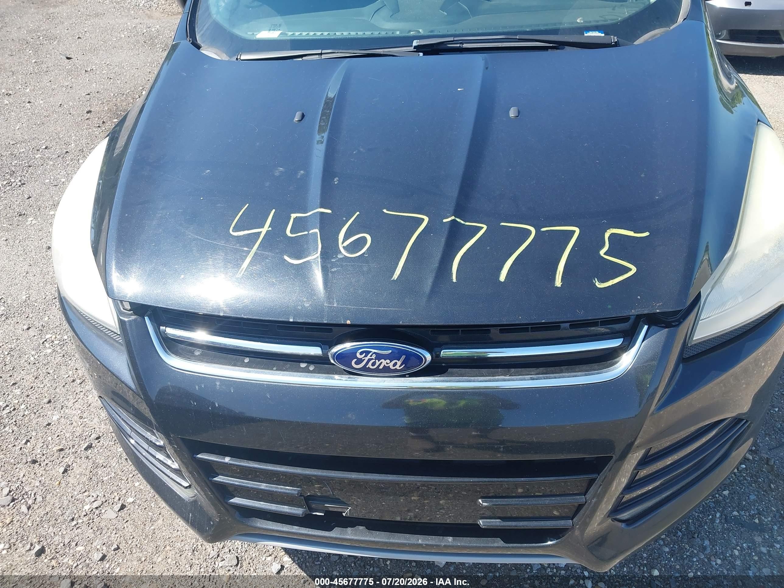 2013 Ford Escape Sel Black vin: 1FMCU0HXXDUD65380