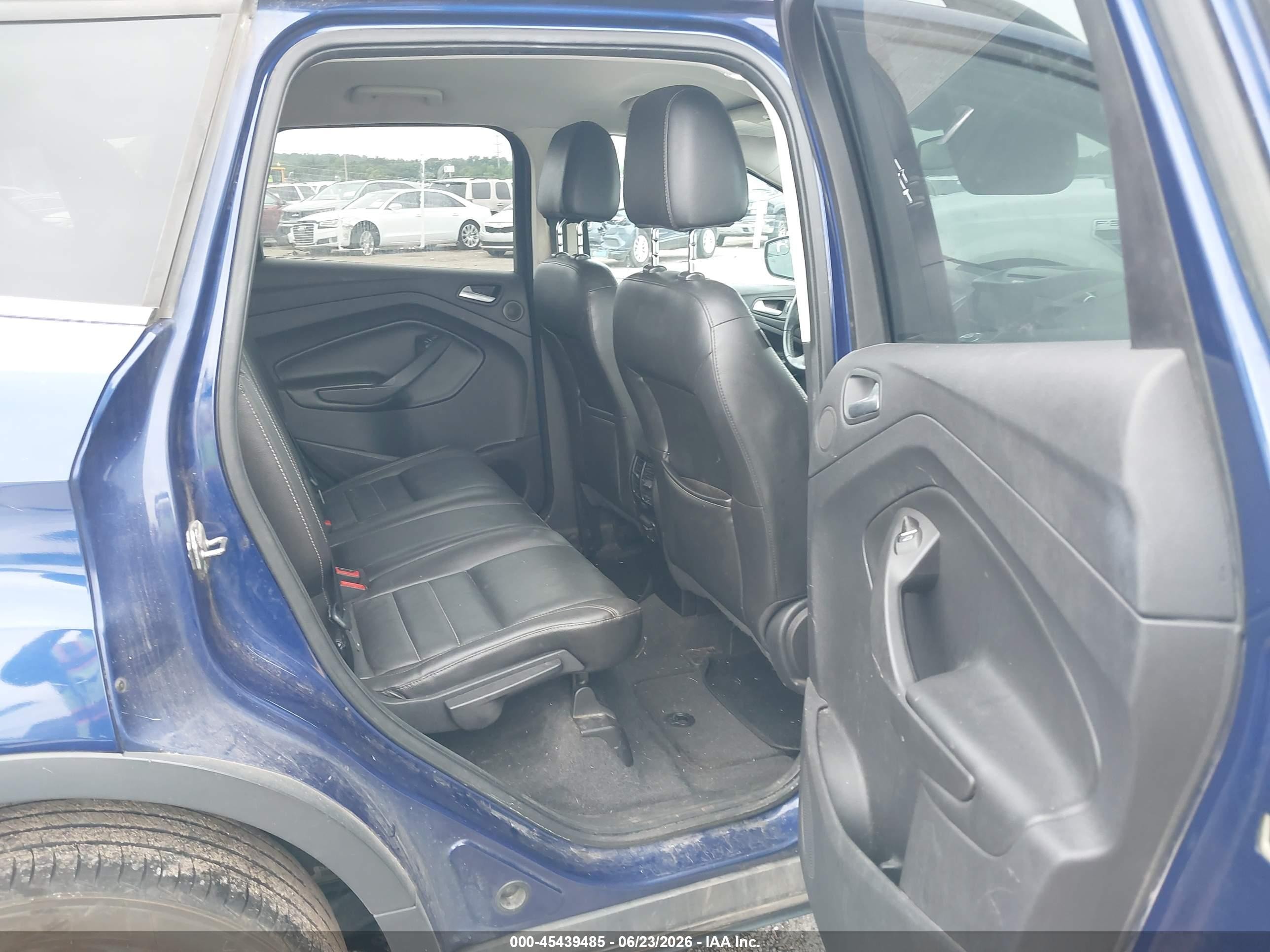 2013 Ford Escape Sel Blue vin: 1FMCU0HXXDUD67498