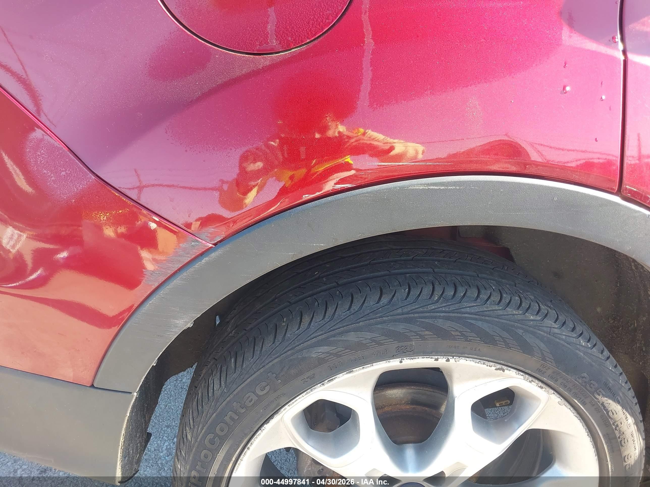 2013 Ford Escape Titanium Red vin: 1FMCU0J90DUD77677