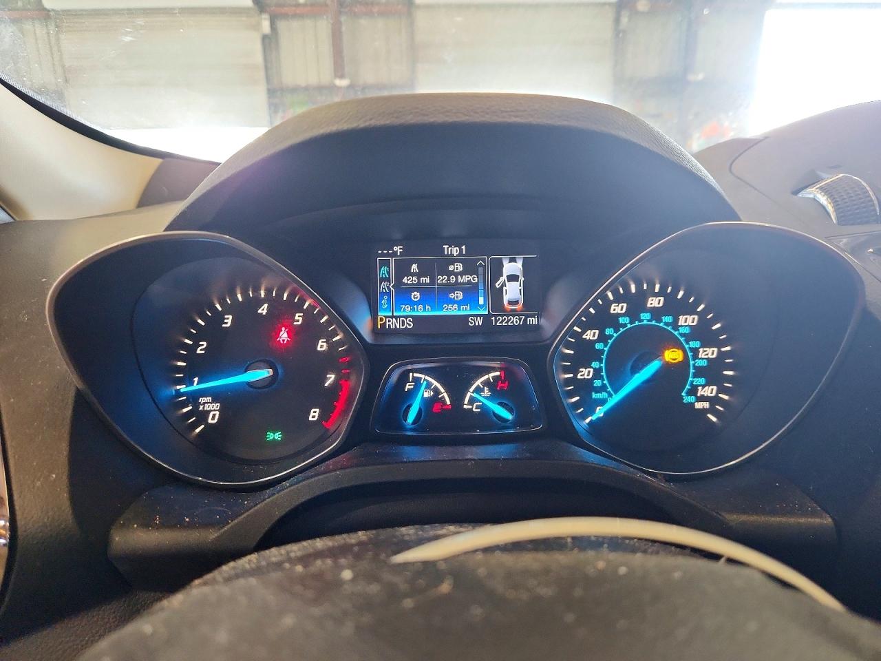 2014 Ford Escape Серый vin: 1FMCU0J90EUA81849