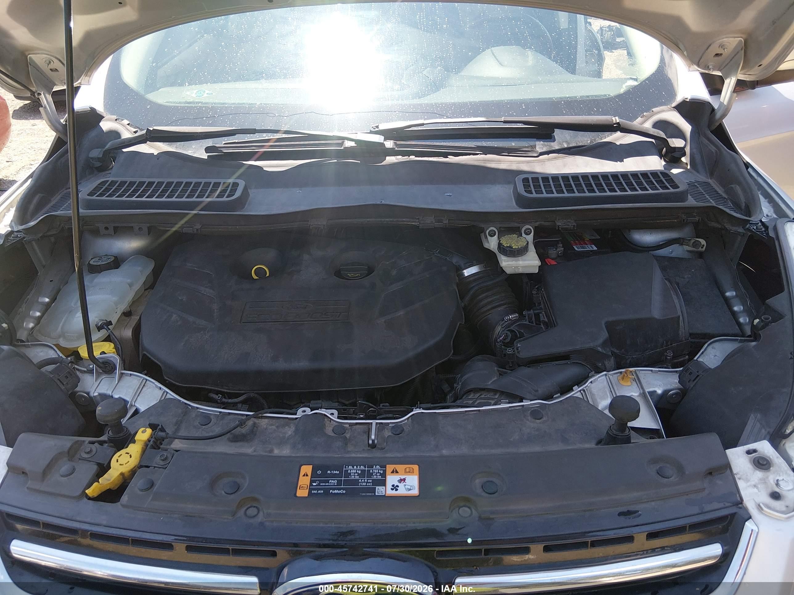 2014 Ford Escape Titanium Silver vin: 1FMCU0J90EUB31682