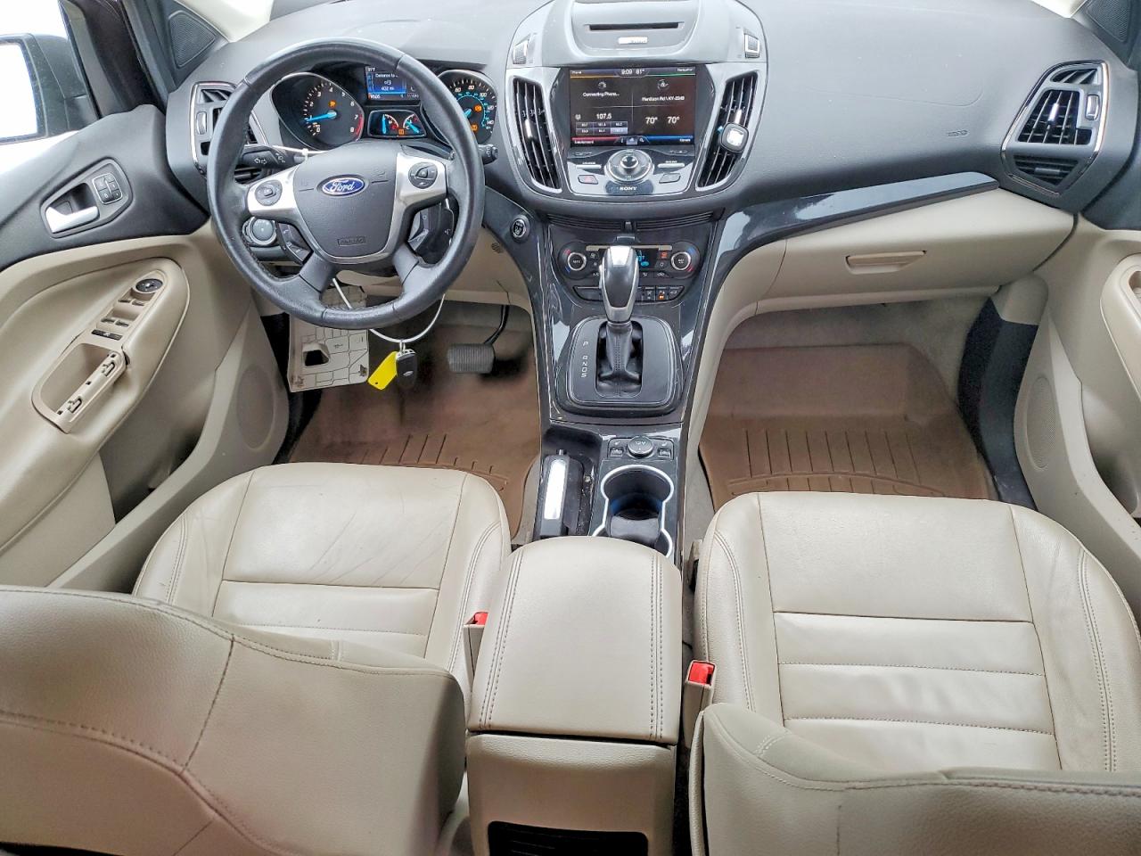 2014 Ford Escape Titanium Gray vin: 1FMCU0J90EUB92434
