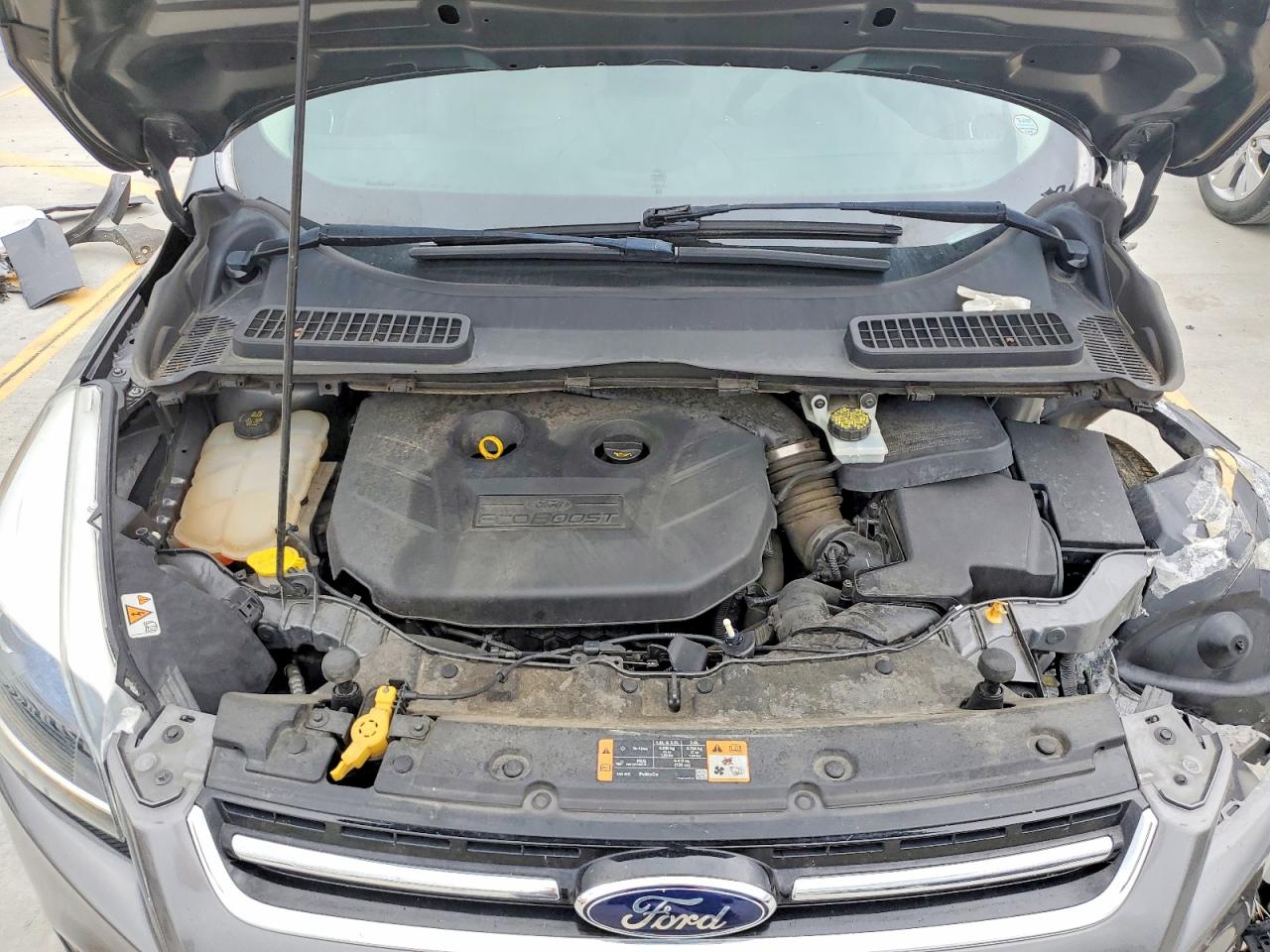2014 Ford Escape Titanium Gray vin: 1FMCU0J90EUB92434