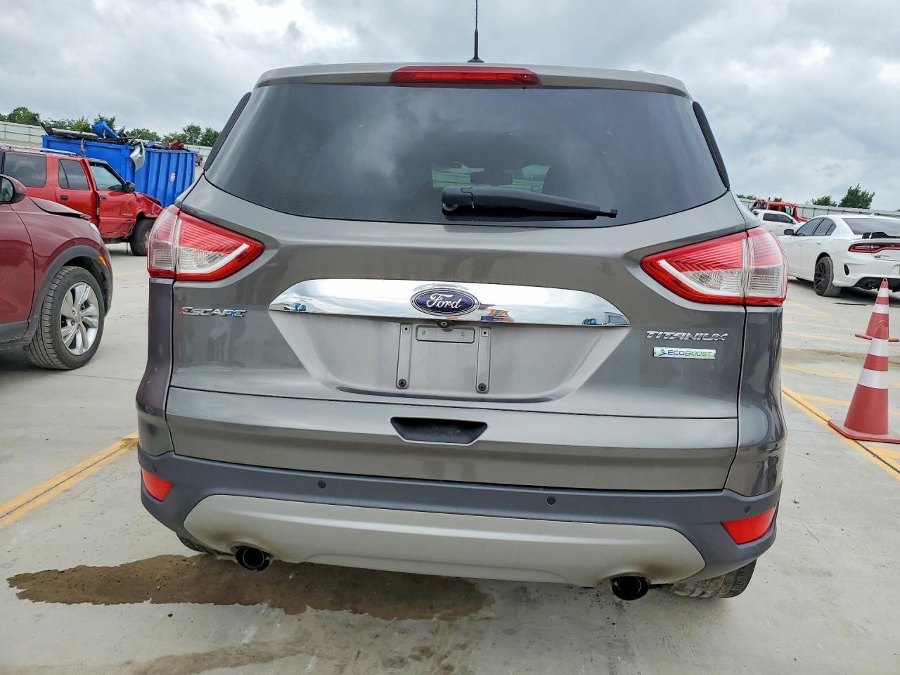 2014 Ford Escape Titanium Gray vin: 1FMCU0J90EUB92434