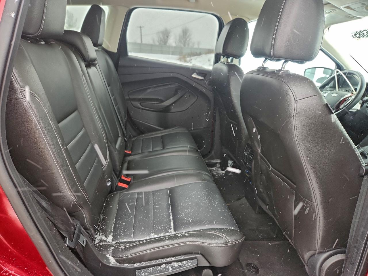 2014 Ford Escape Titanium Red vin: 1FMCU0J90EUB96693