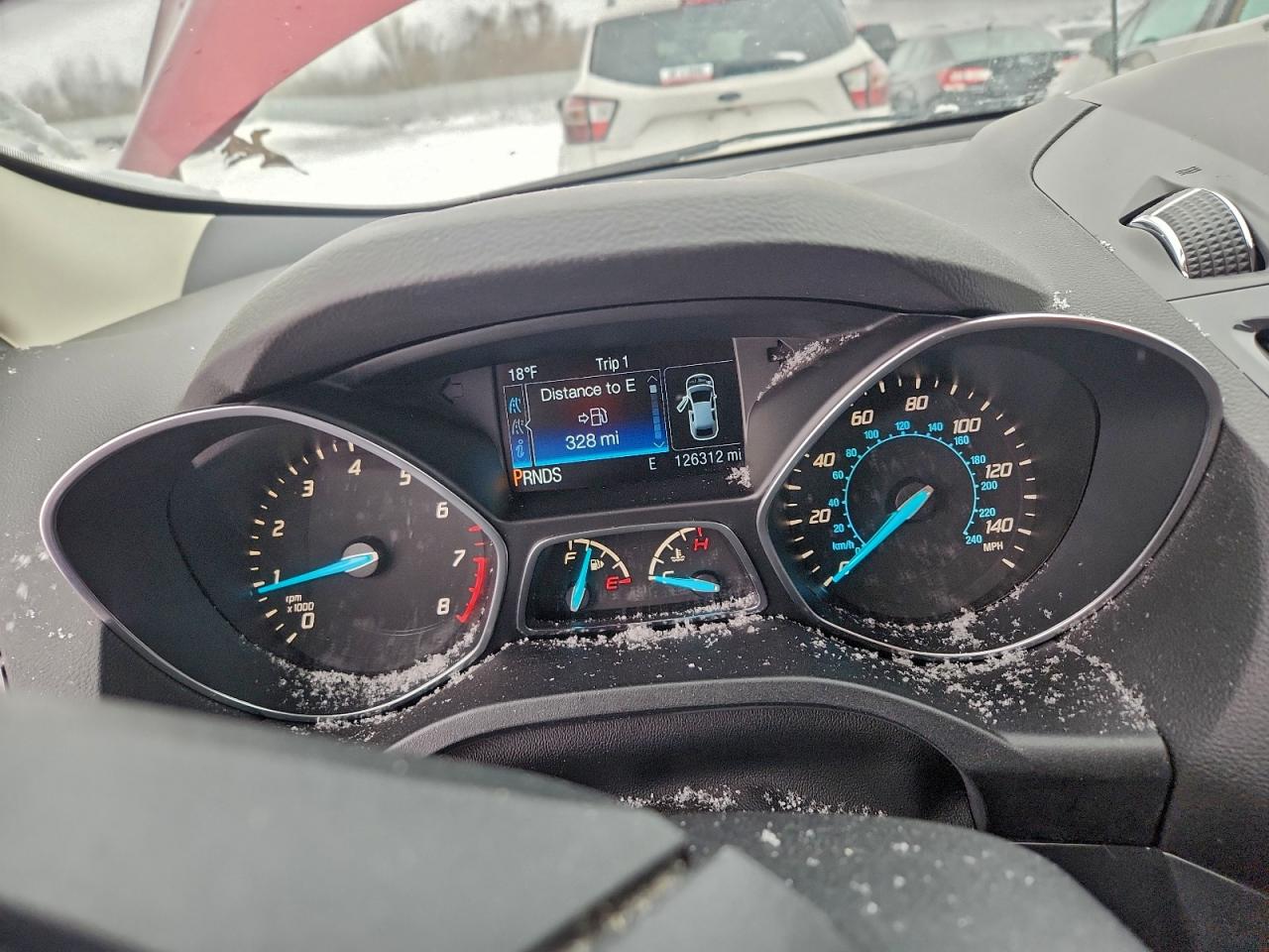 2014 Ford Escape Titanium Red vin: 1FMCU0J90EUB96693