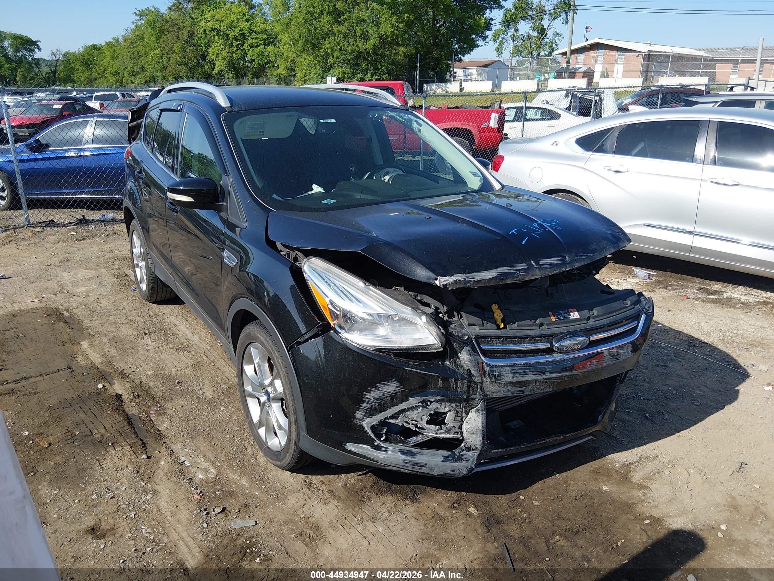 2014 Ford Escape Titanium Black vin: 1FMCU0J90EUC18594