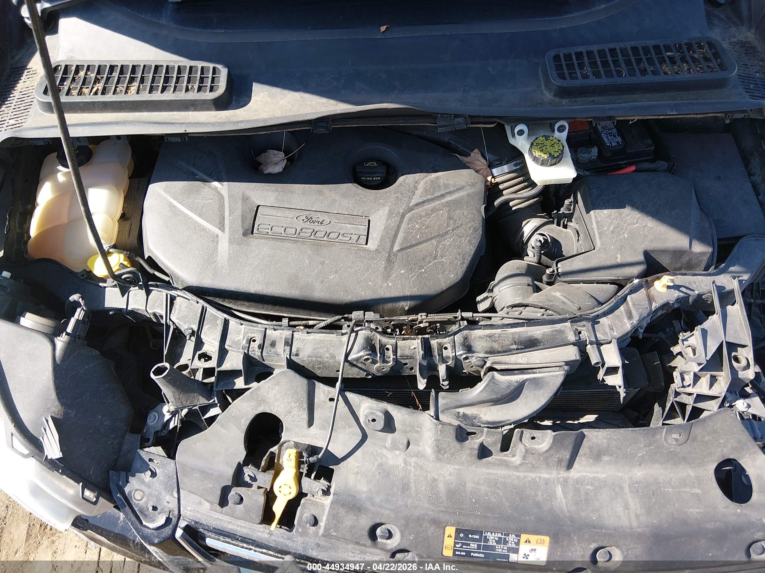 2014 Ford Escape Titanium Черный vin: 1FMCU0J90EUC18594