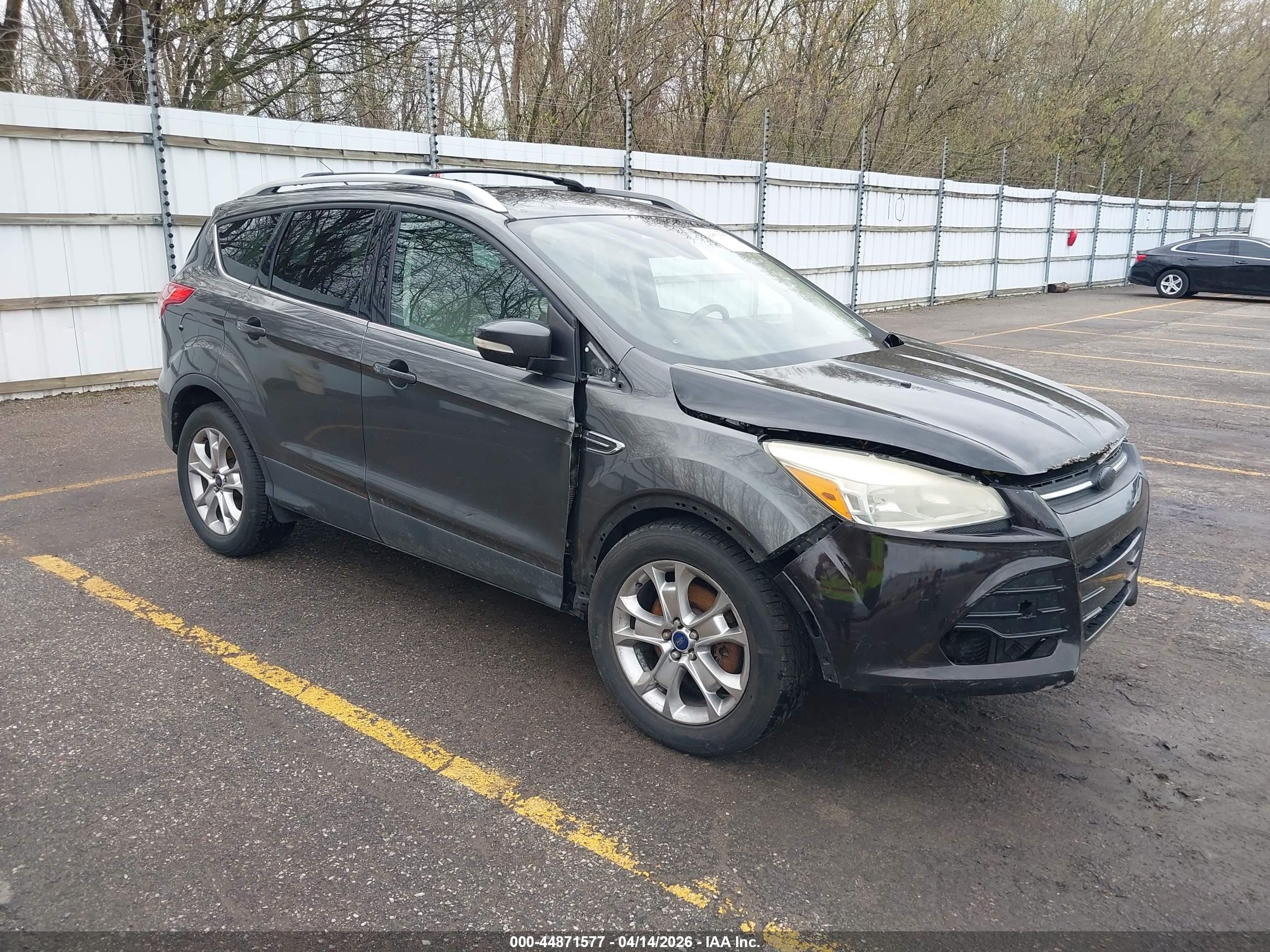 2015 Ford Escape Titanium Gray vin: 1FMCU0J90FUA59464