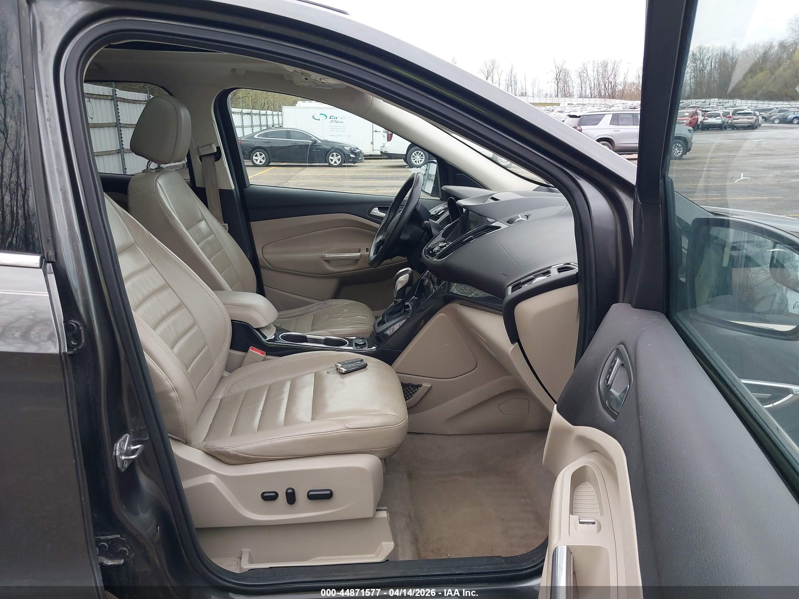 2015 Ford Escape Titanium Gray vin: 1FMCU0J90FUA59464