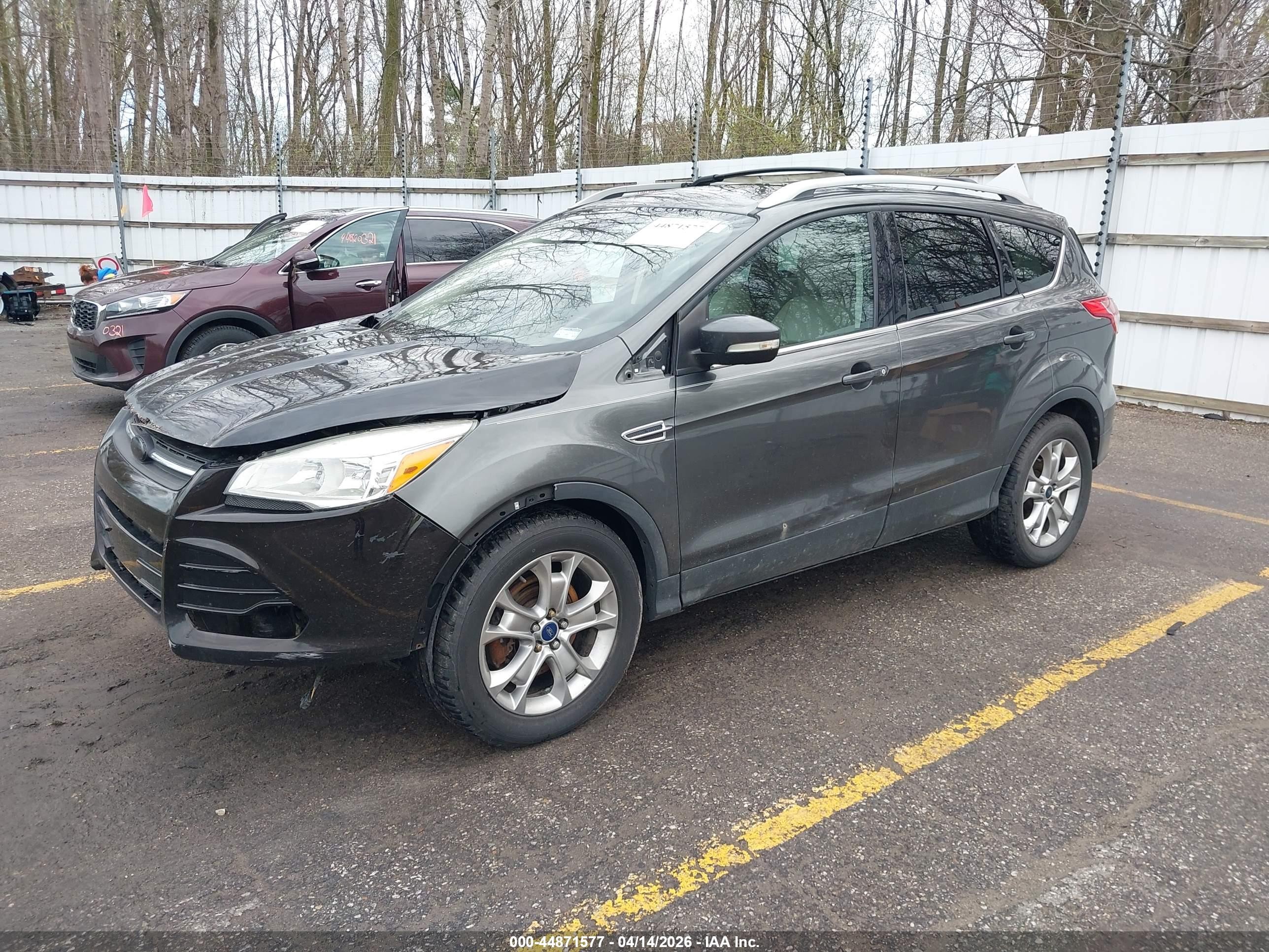 2015 Ford Escape Titanium Gray vin: 1FMCU0J90FUA59464