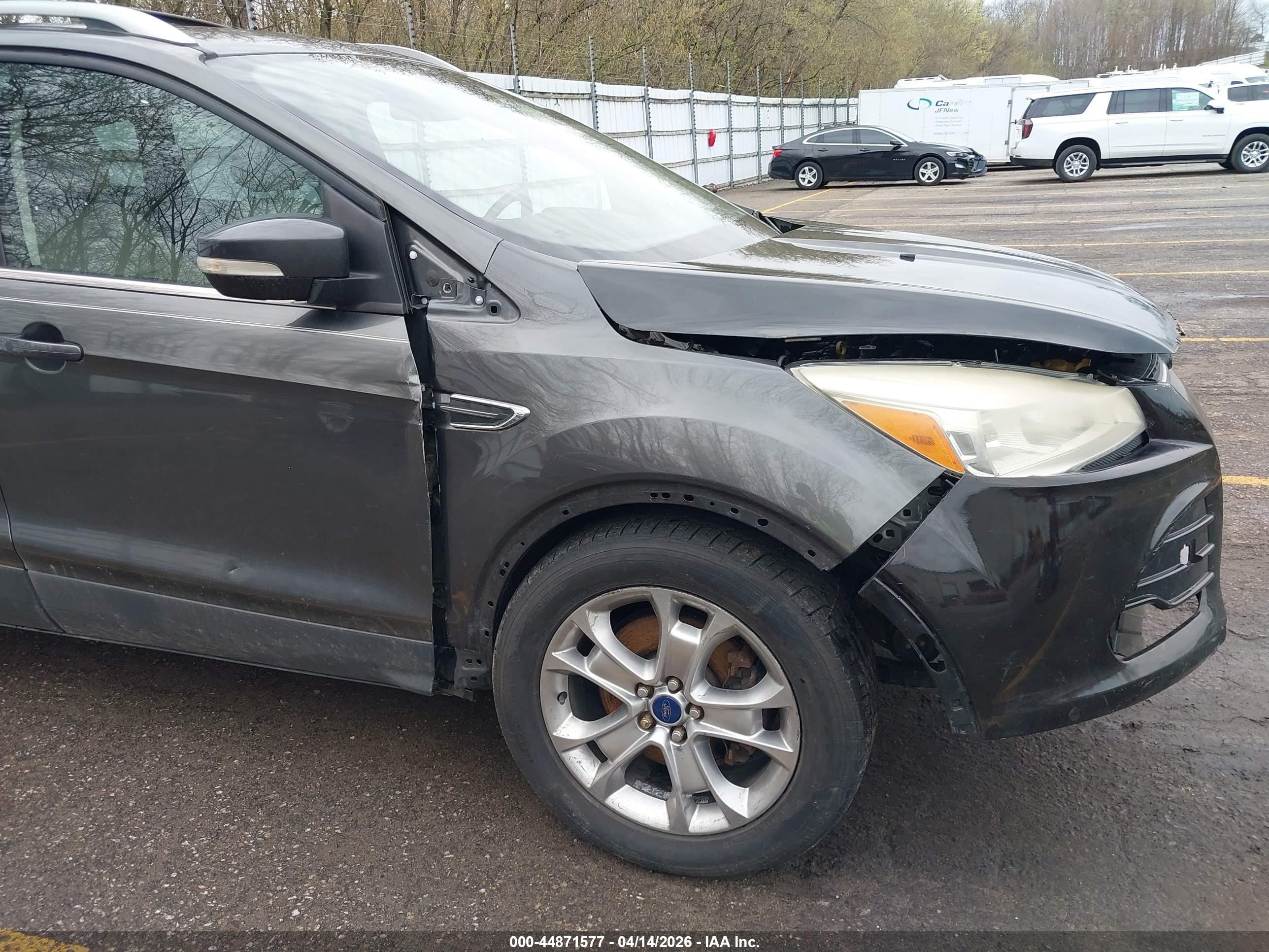 2015 Ford Escape Titanium Gray vin: 1FMCU0J90FUA59464
