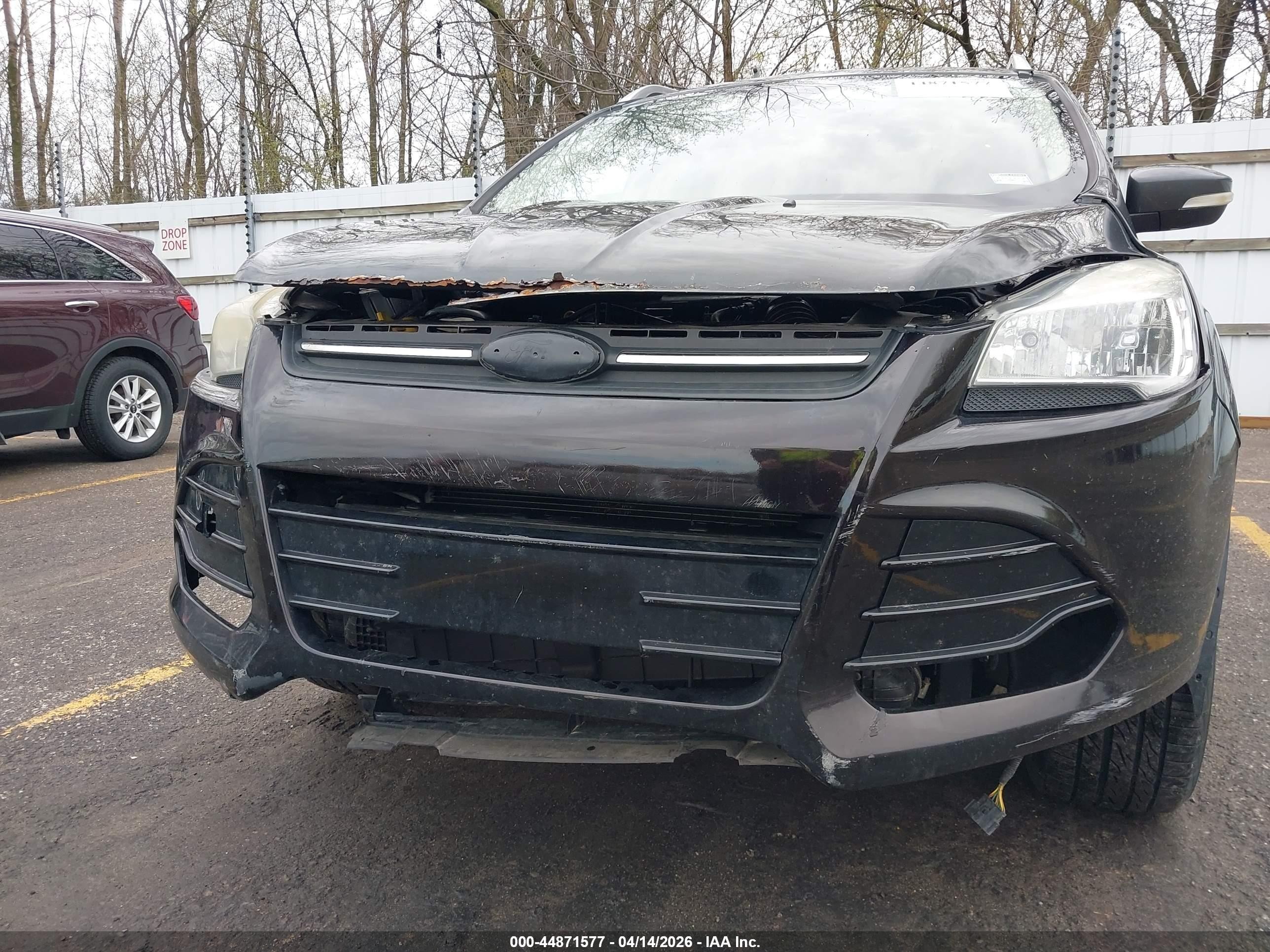 2015 Ford Escape Titanium Gray vin: 1FMCU0J90FUA59464