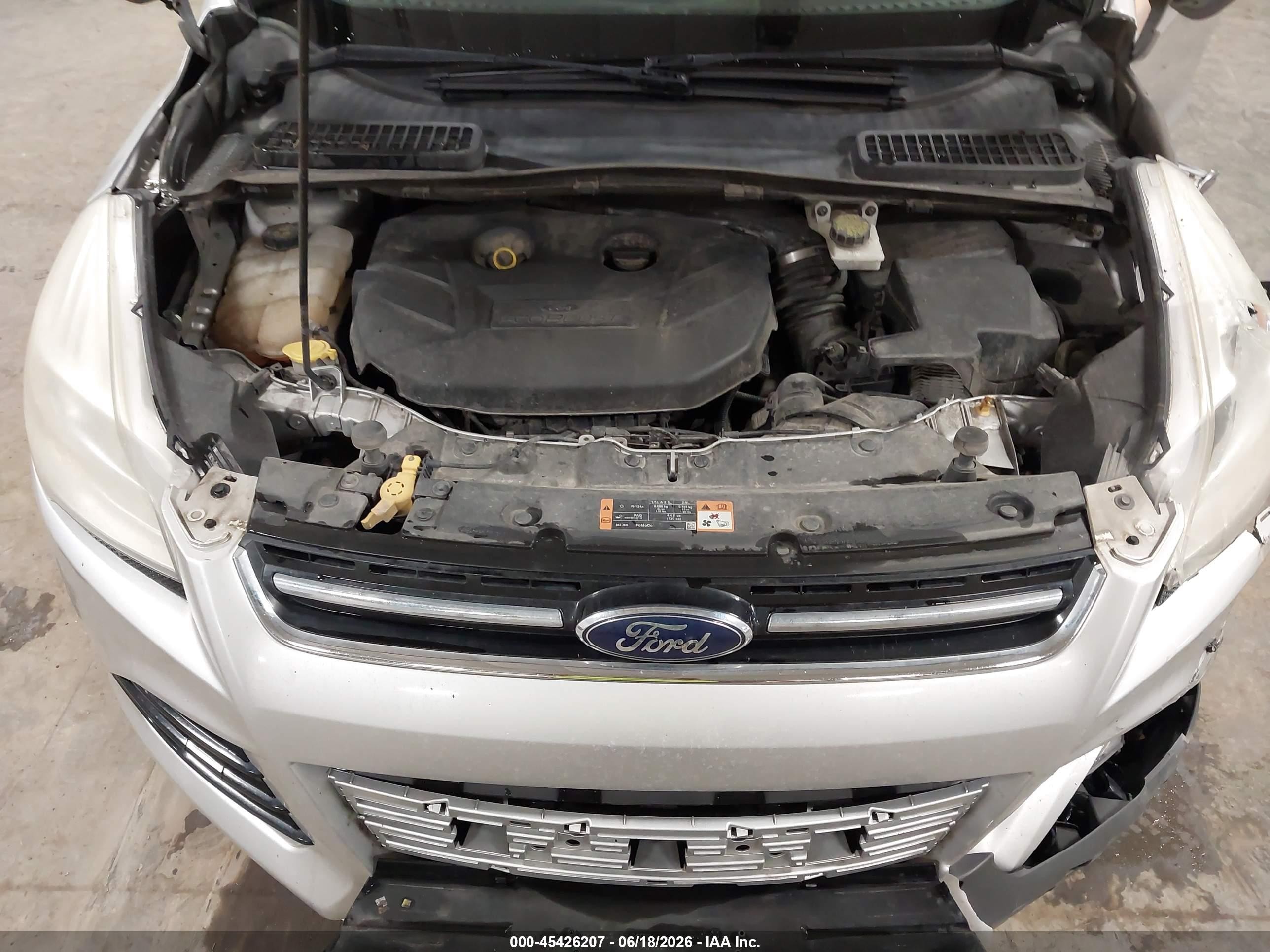 2015 Ford Escape Titanium Silver vin: 1FMCU0J90FUA68889